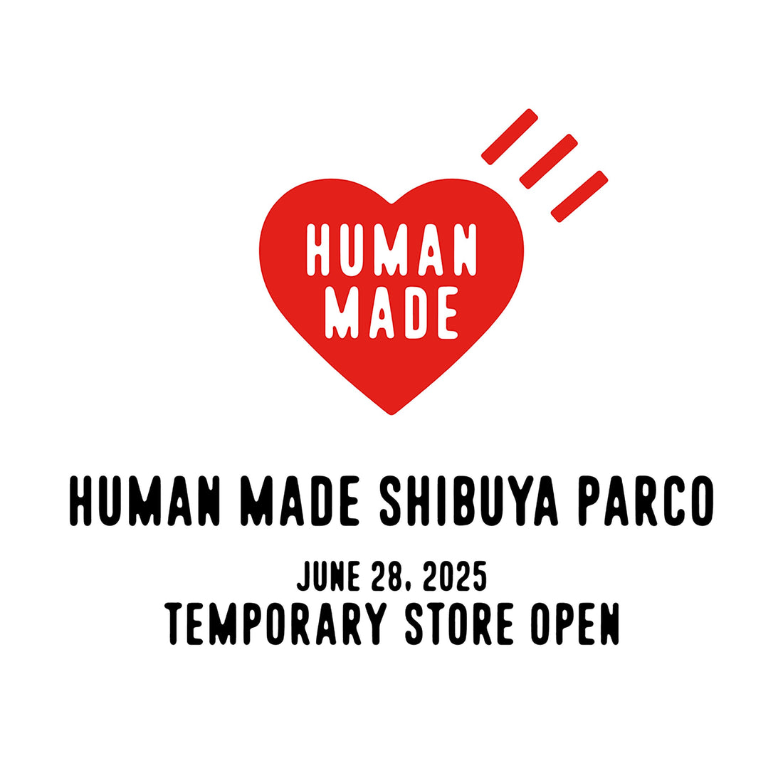 HUMAN MADE SHIBUYA PARCOリニューアルのお知らせ