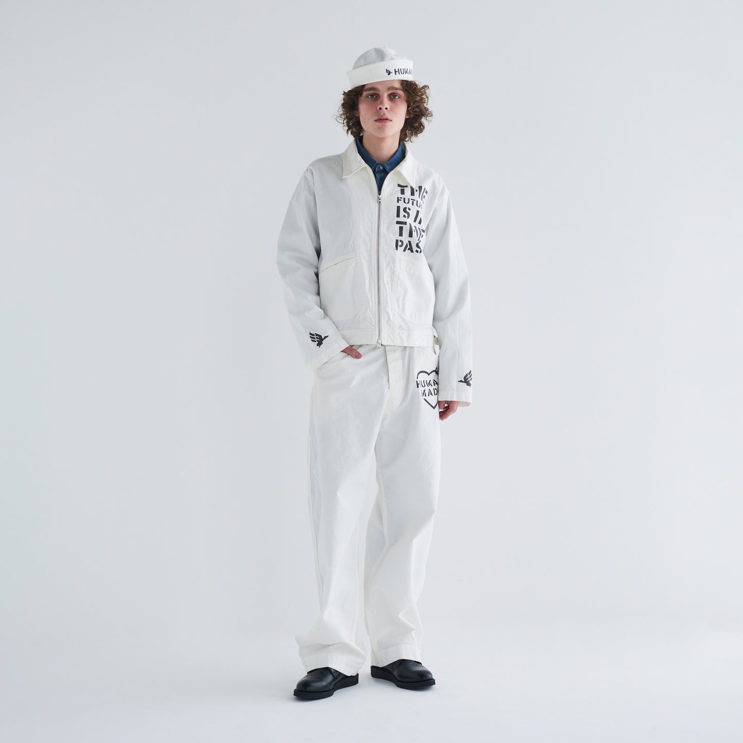 HUMAN MADE NAVAL JACKET WH