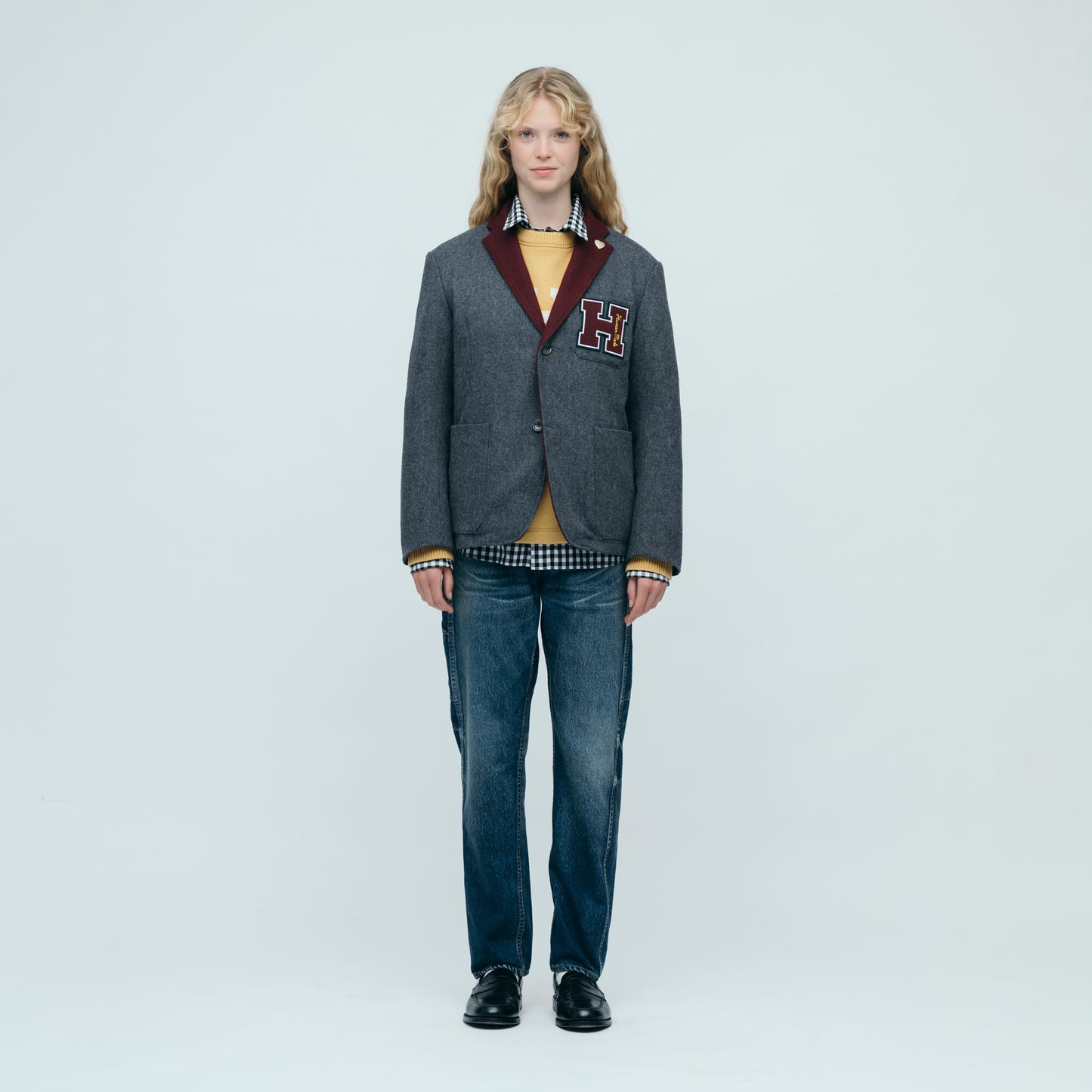 HUMAN MADE WOOL BLENDED JACKET GY-1