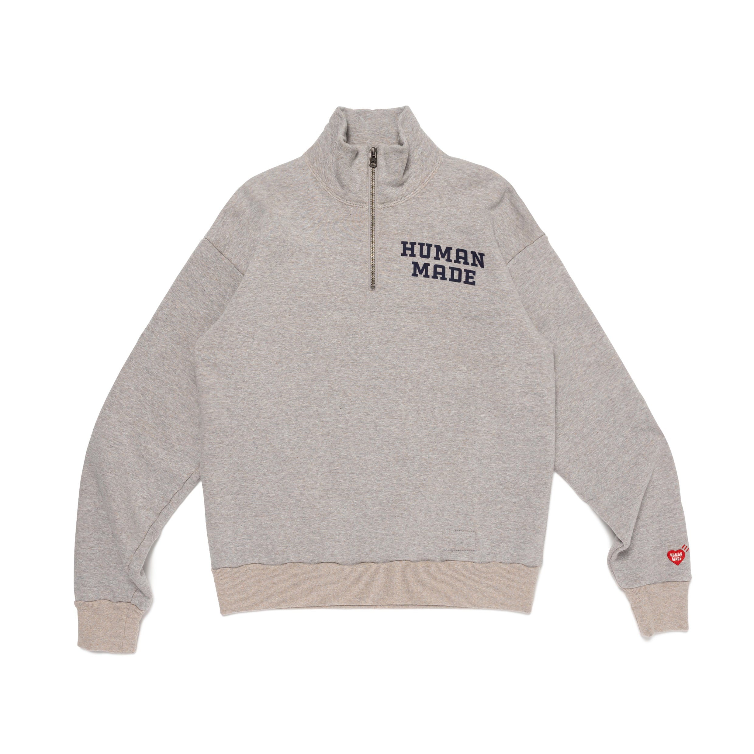 HUMAN MADE HALF-ZIP SWEATSHIRT – HUMAN MADE Inc.