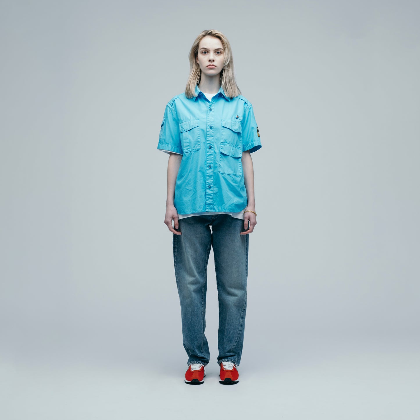 HUMAN MADE FISHING SHIRT BL-1