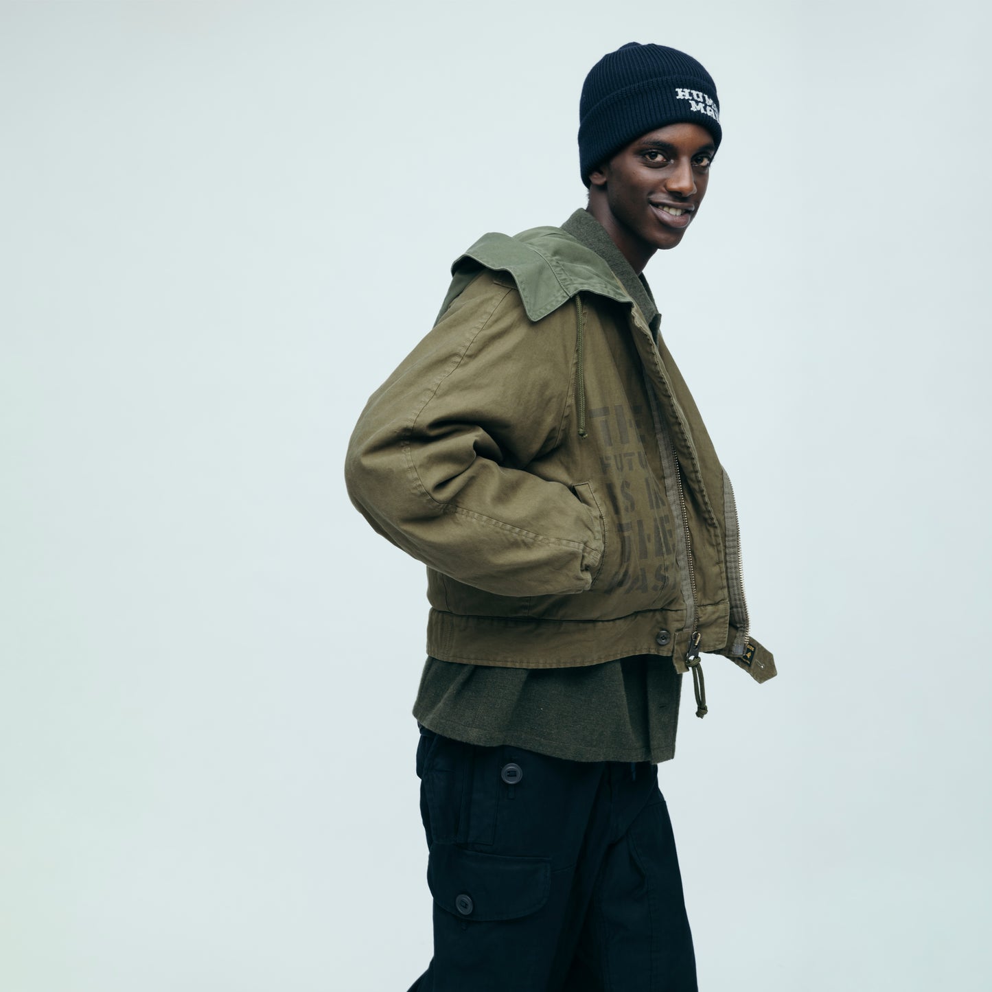 HUMAN MADE HOODED BLOUSON