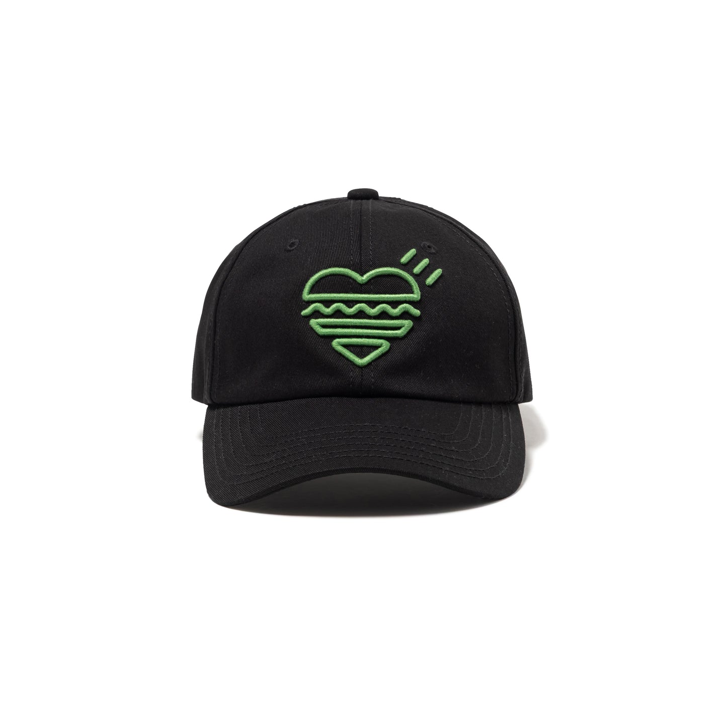 HUMAN MADE SHAKE SHACK 6PANEL CAP 1-BK