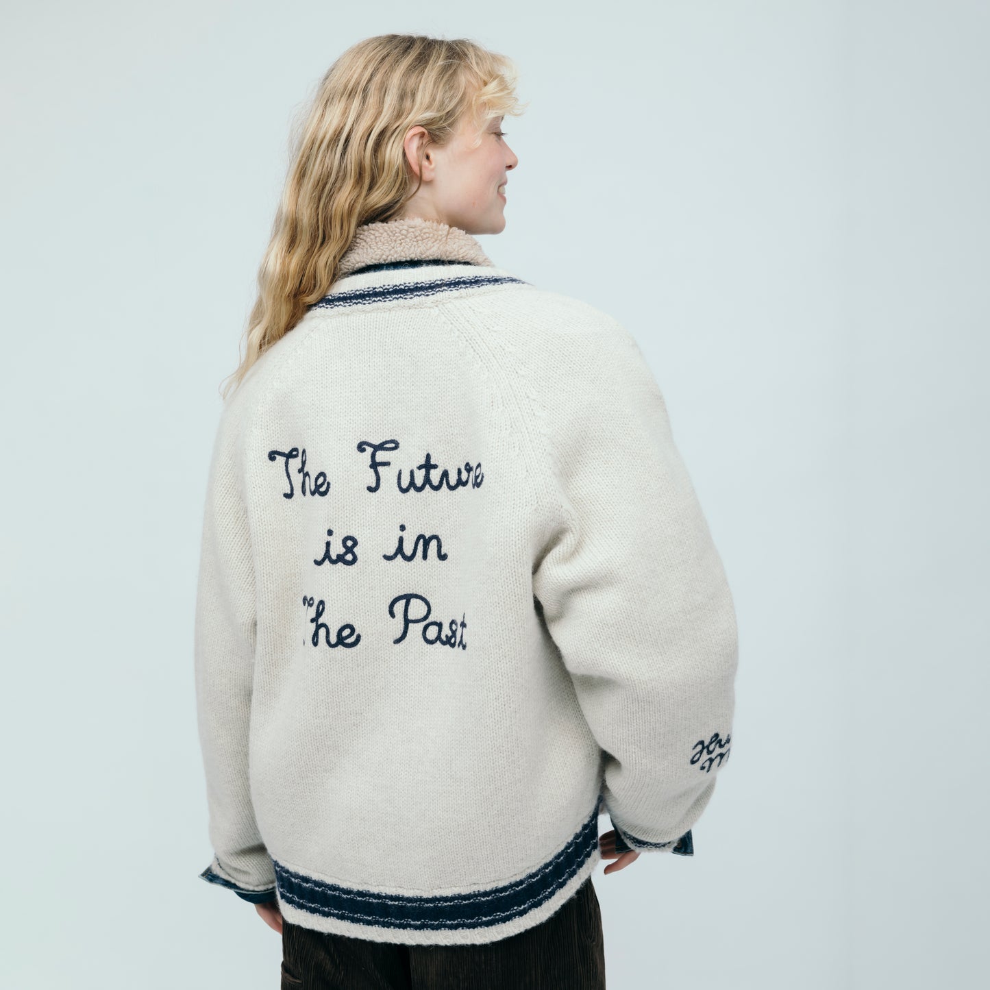 HUMAN MADE ZIP-UP KNIT JACKET WH-4