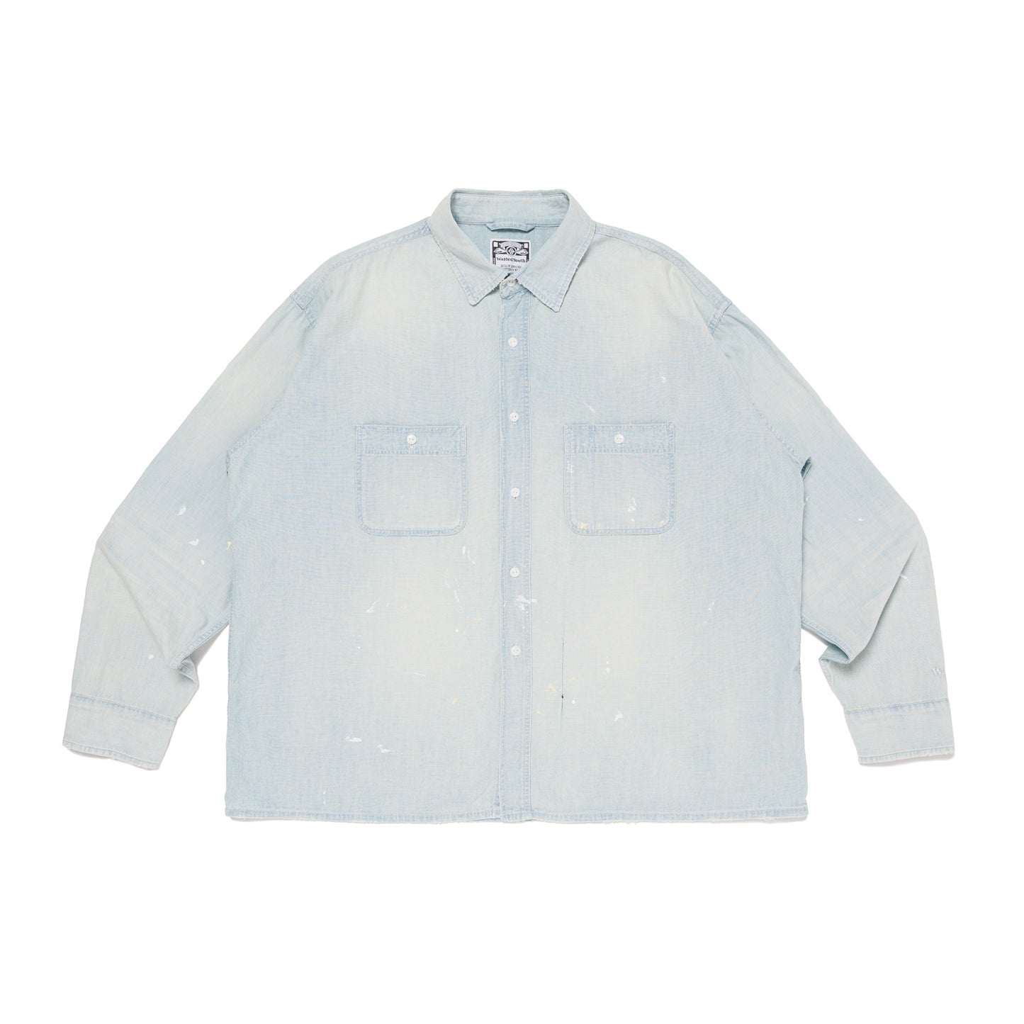 WASTED YOUTH CHAMBRAY WORK SHIRT BL-A