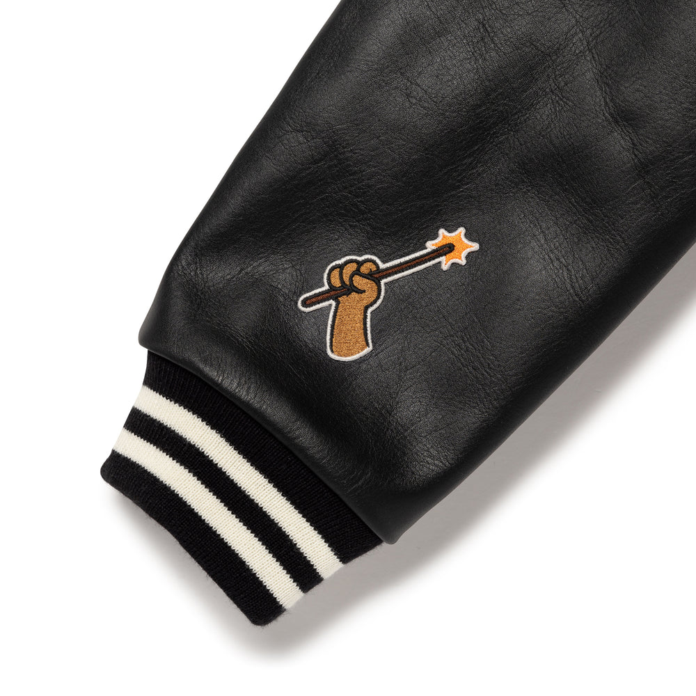 WZ29-JK-001 VARSITY JACKET BK-G