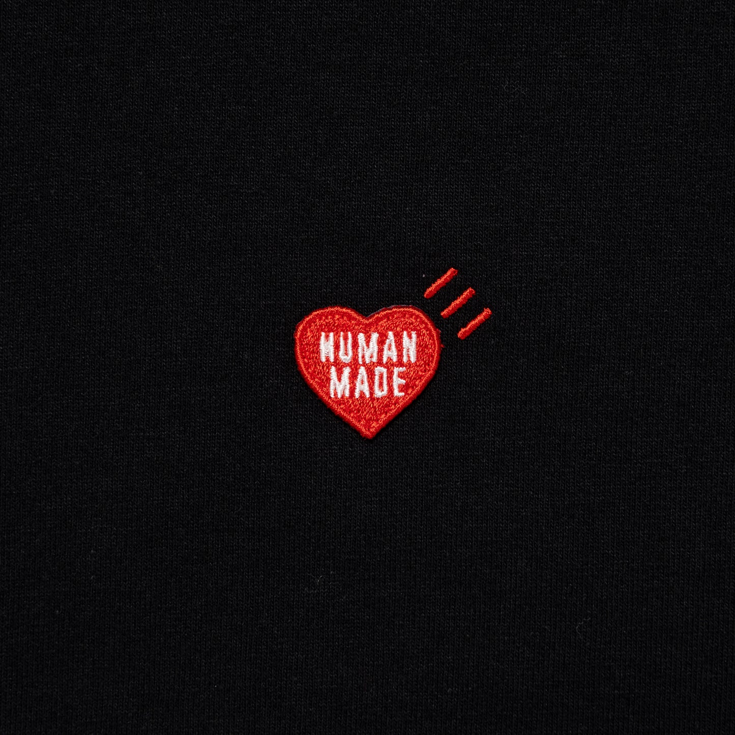 HUMAN MADE HEART BADGE LS T-SHIRT BK-C