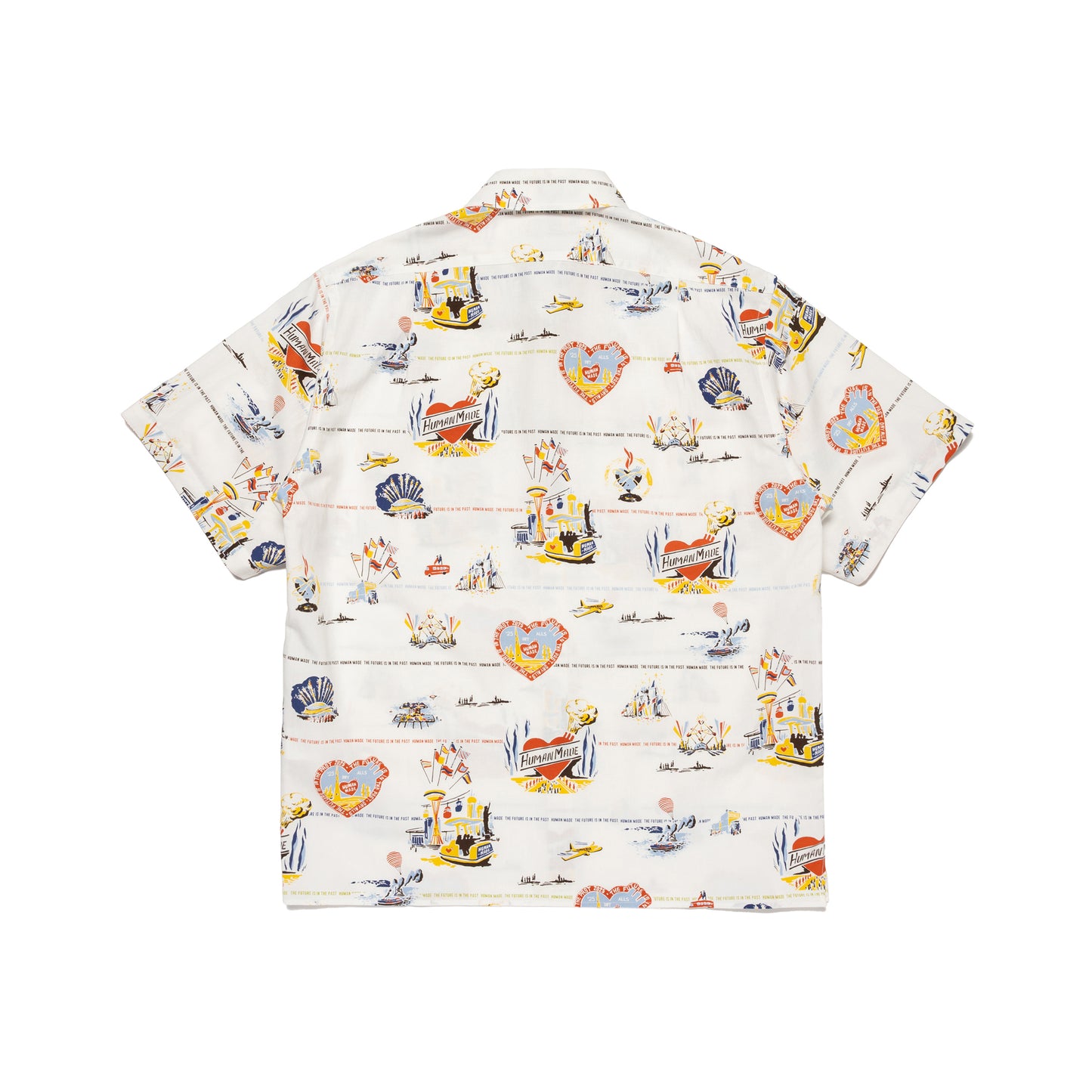 HUMAN MADE PRINTED SHIRT WH-B