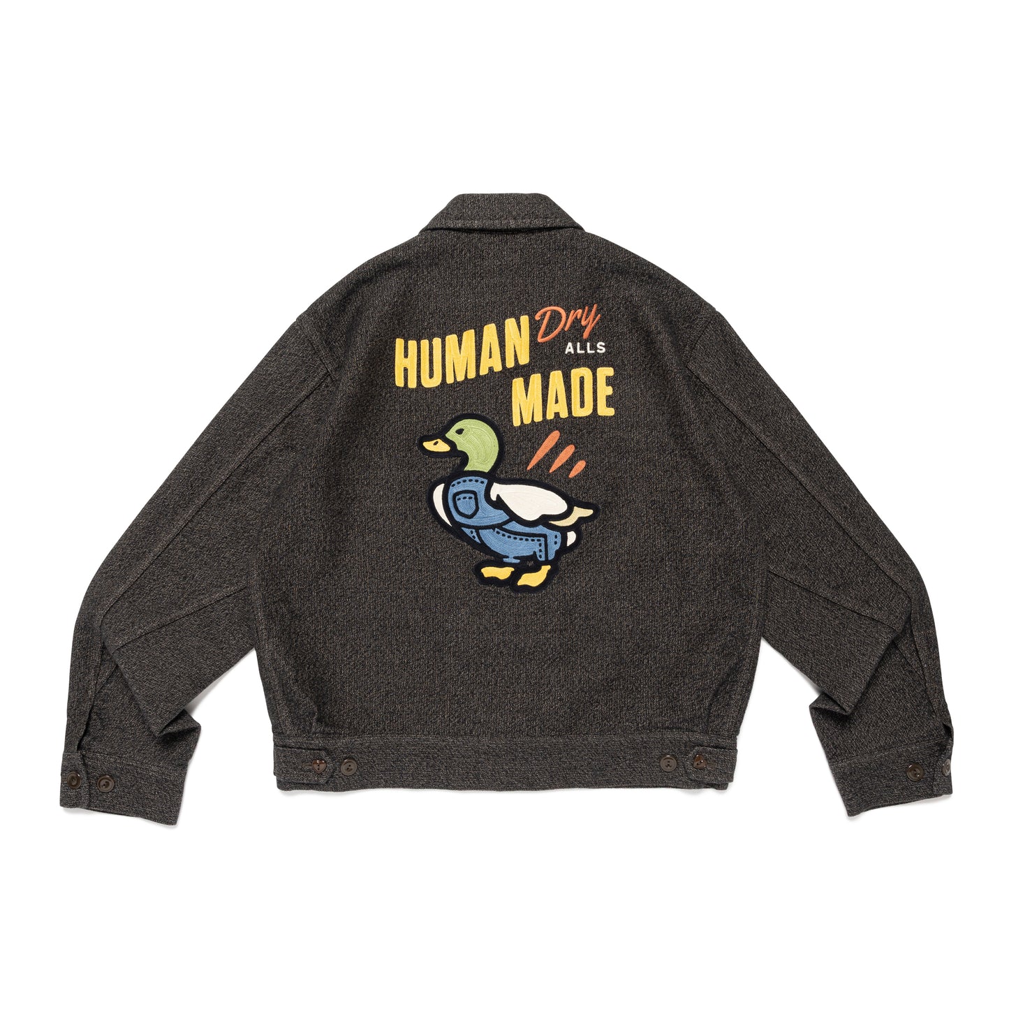 HUMAN MADE ZIP-UP WORK JACKET GY-B