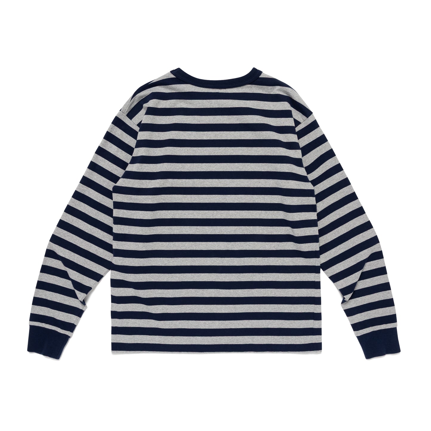 HUMAN MADE STRIPED L/S T-SHIRT GY-B