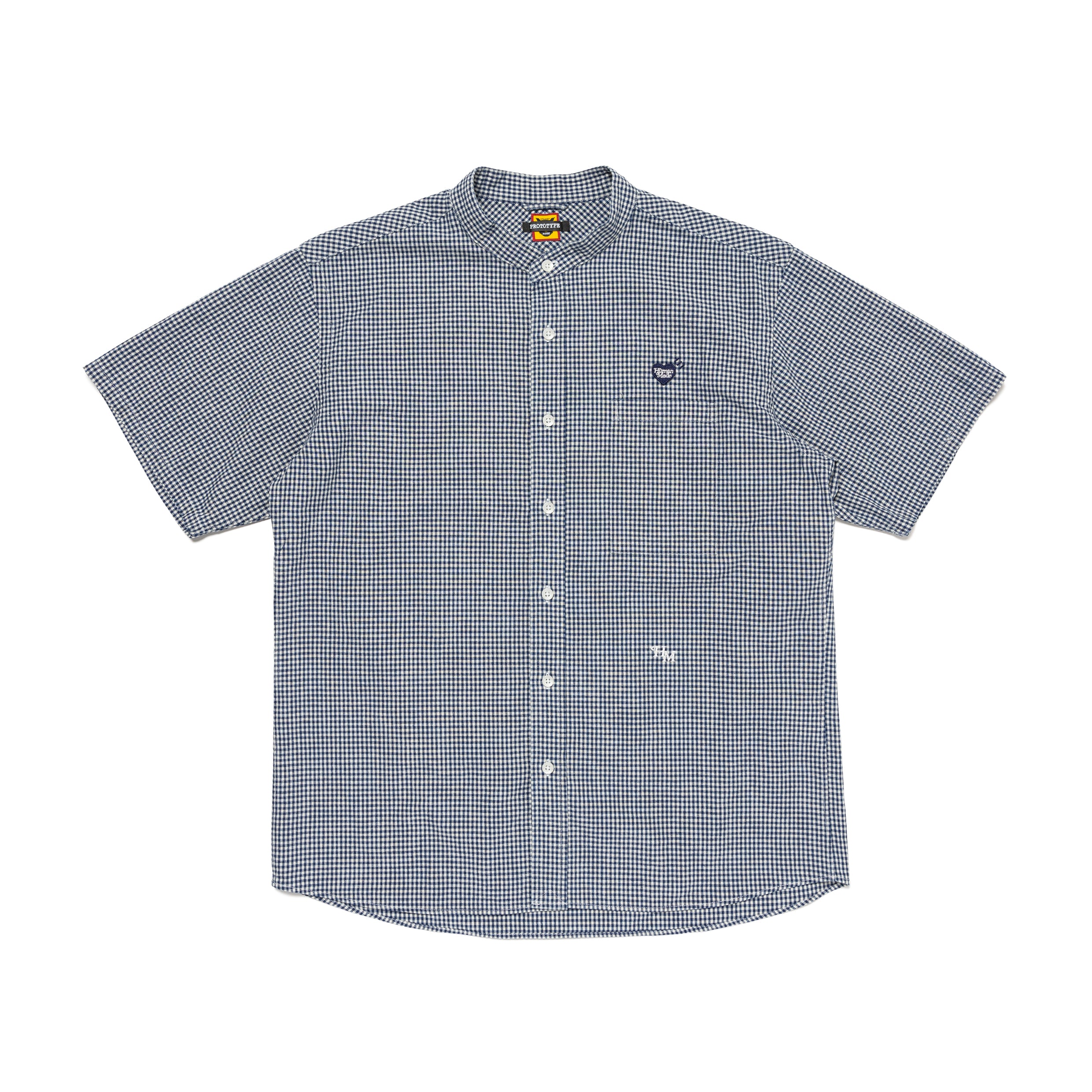 STAND COLLAR S/S SHIRT