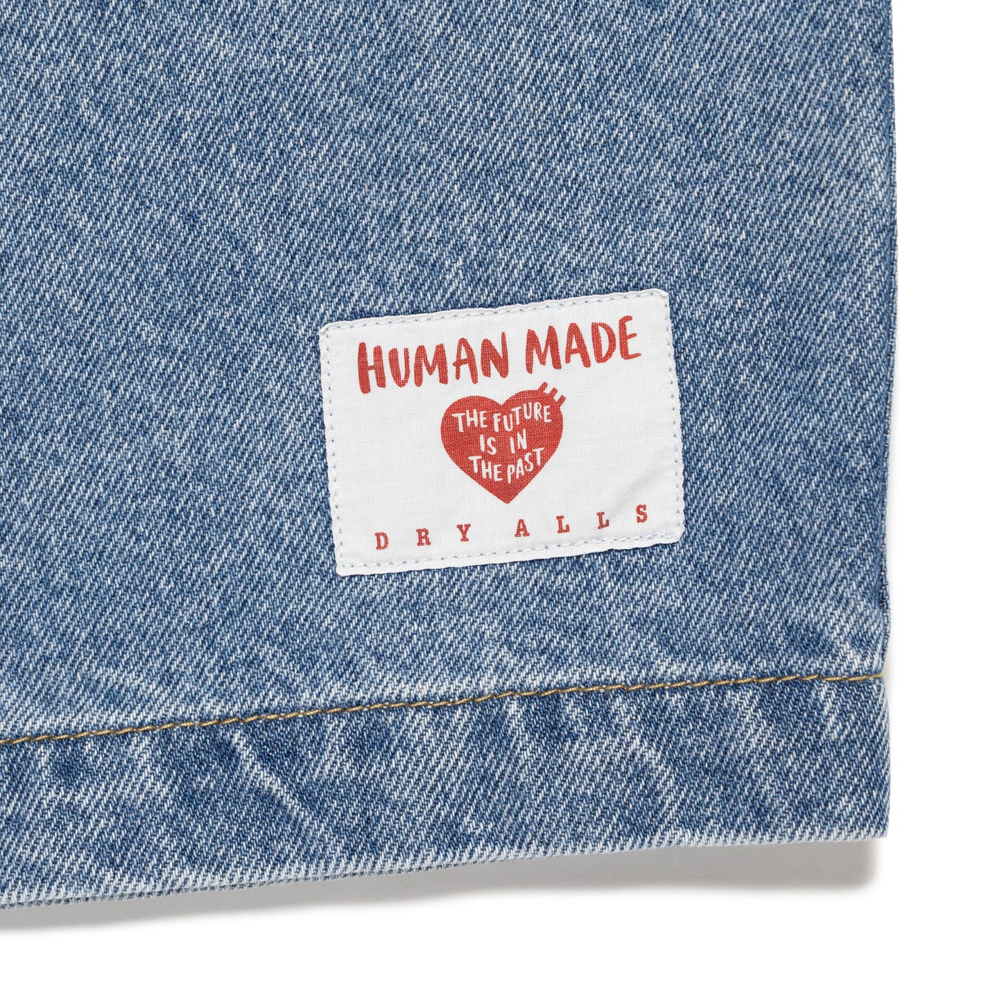 HUMAN MADE DENIM PAINTER SHORTS IN-D