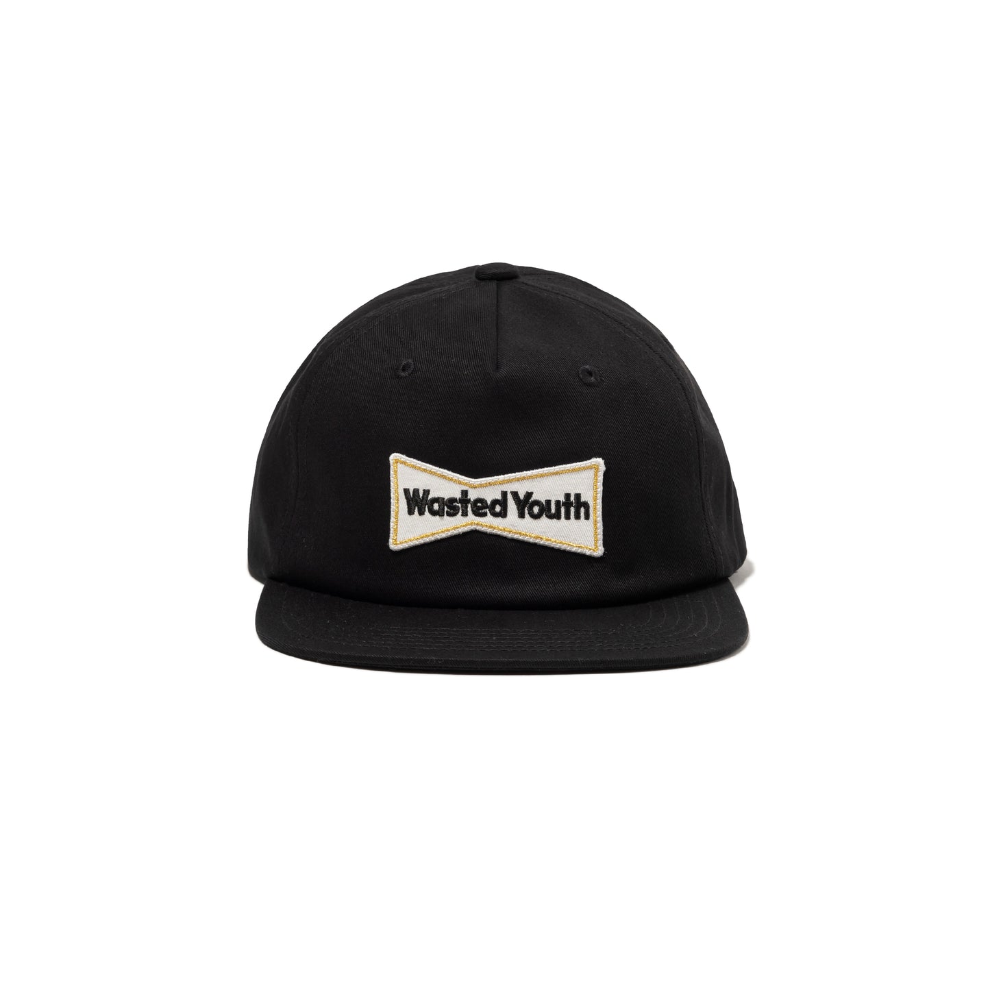 Wasted Youth WY25-GD-016 5PANEL SNAPBACK CAP BK-C.jpg