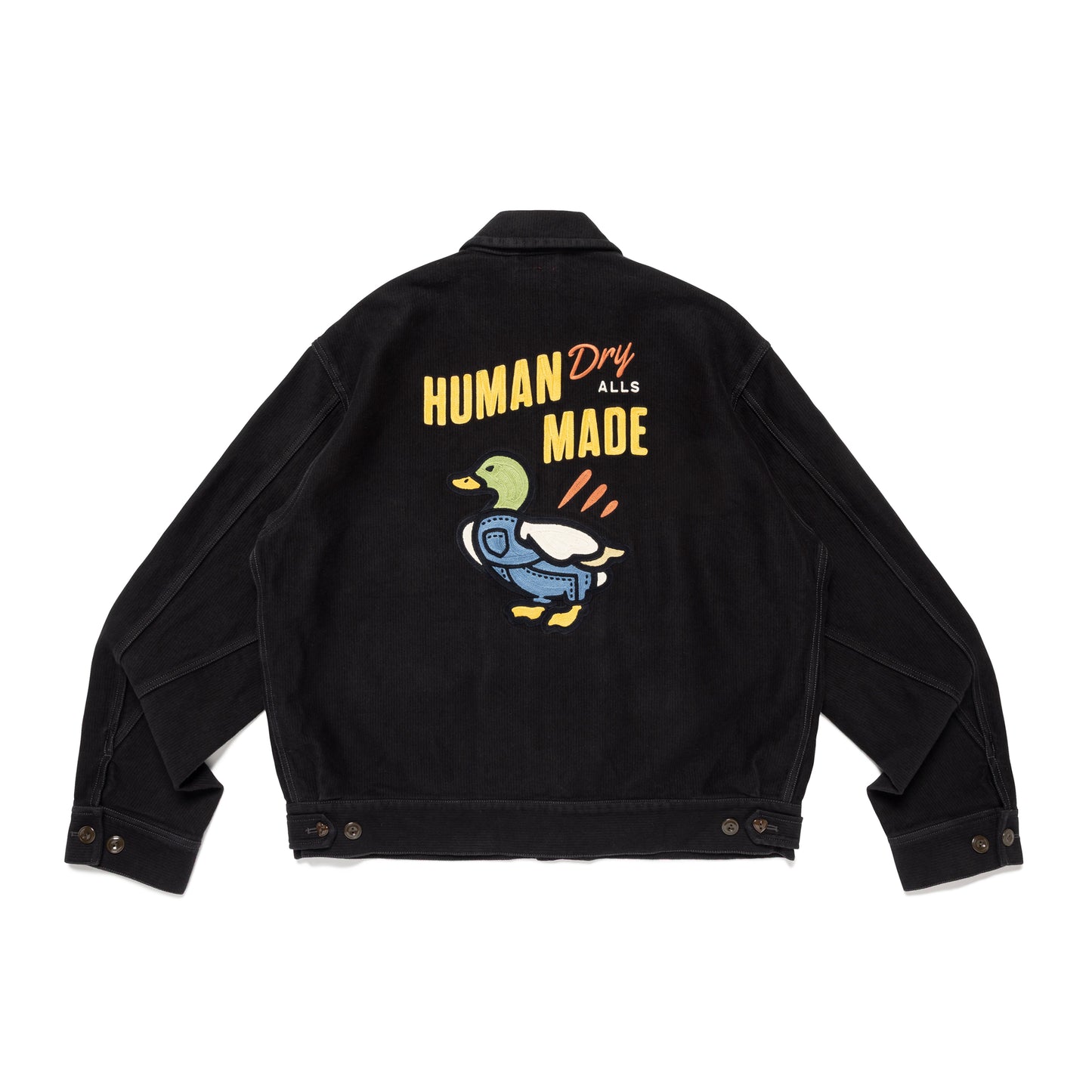 HUMAN MADE ZIP-UP WORK JACKET BK-B