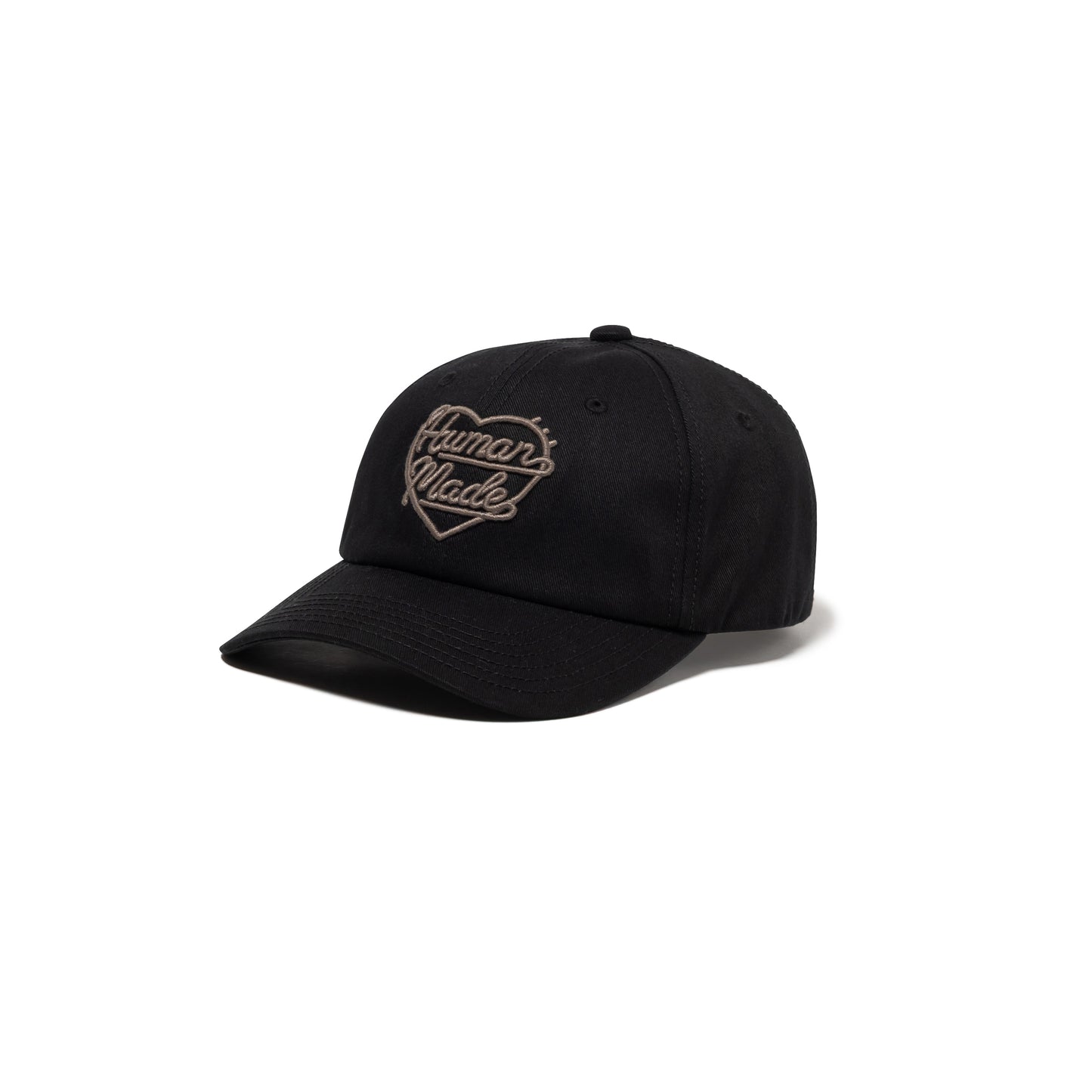 HUMAN MADE 6PANEL TWILL CAP BK-B