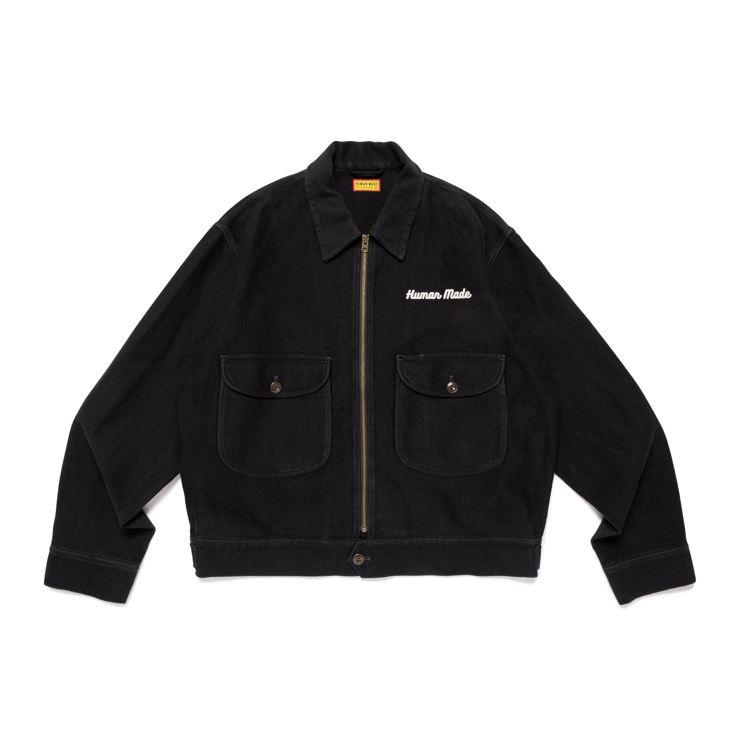HUMAN MADE ZIP-UP WORK JACKET BK-A