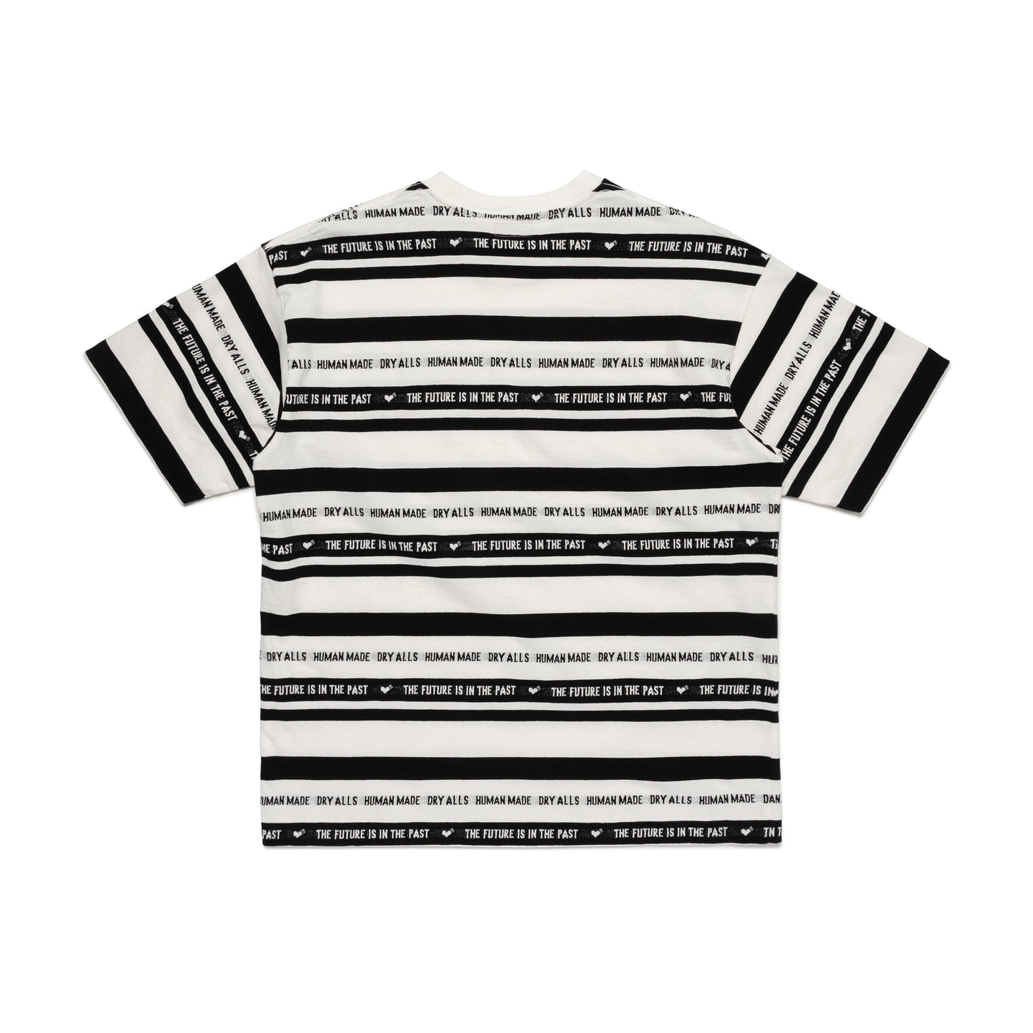 HUMAN MADE STRIPED T-SHIRT WH-B