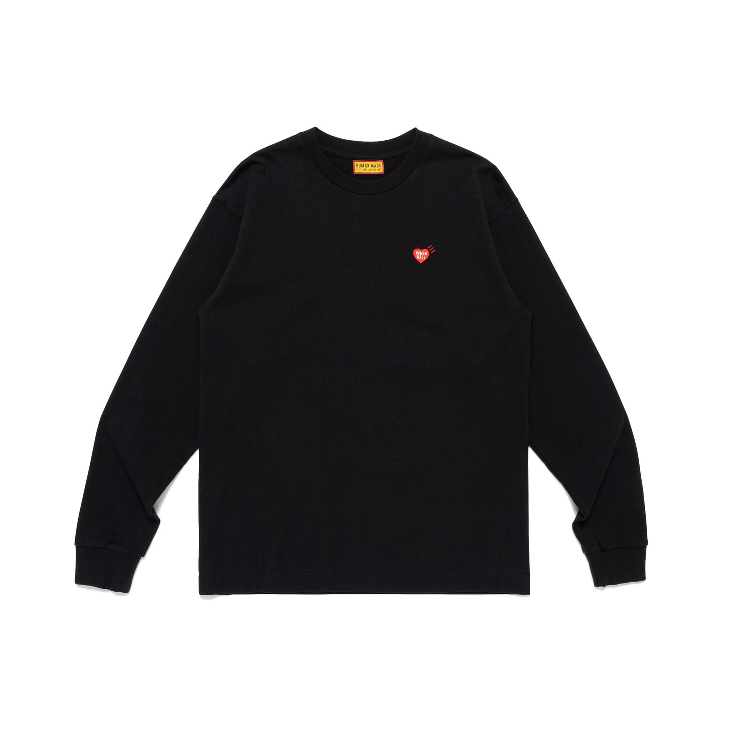 HUMAN MADE HEART BADGE LS T-SHIRT BK-A