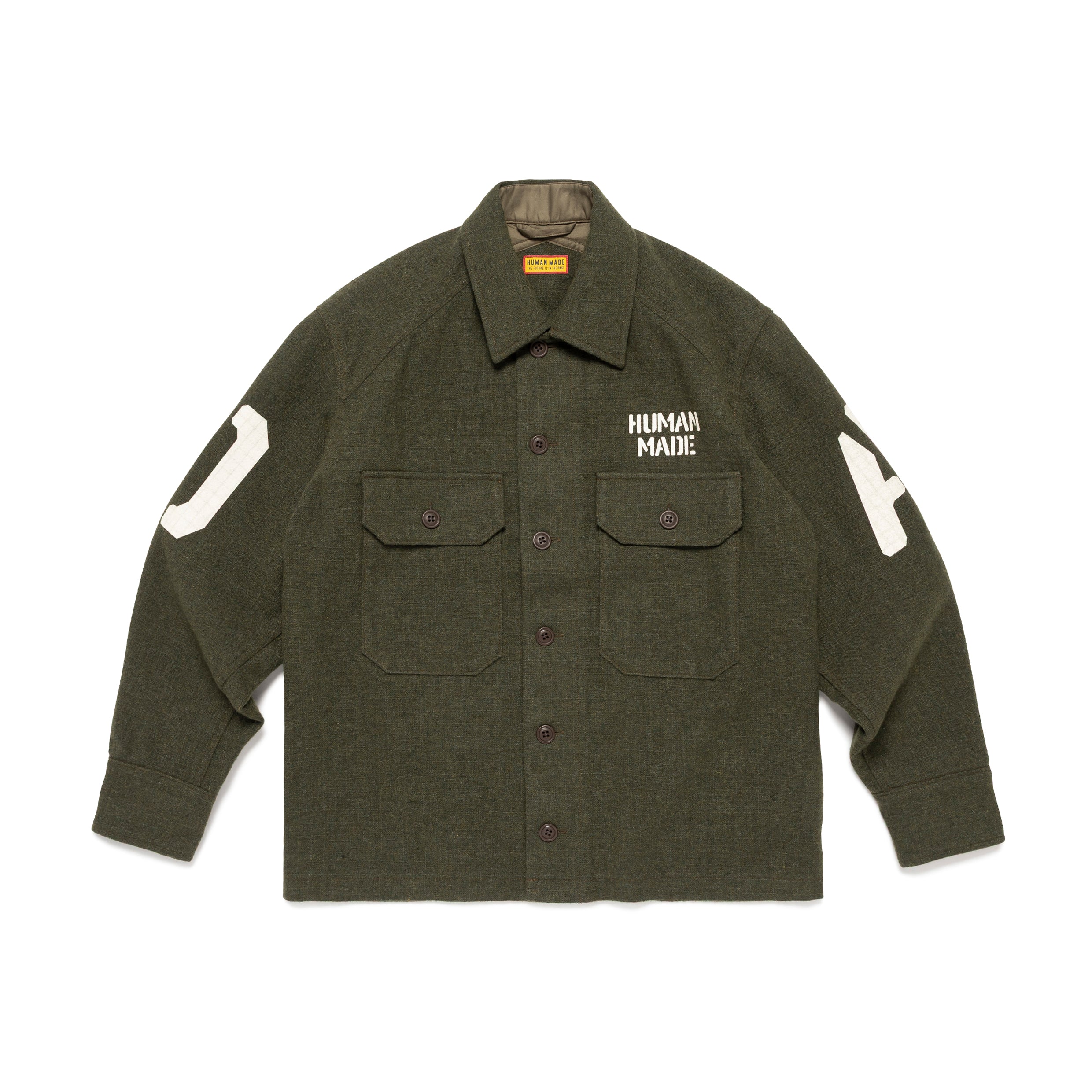 未使用　24ss　HUMAN MADE PATCHED MILITARY シャツ HUMAN MADE MILITARY SHIRT – HUMAN MADE Inc.