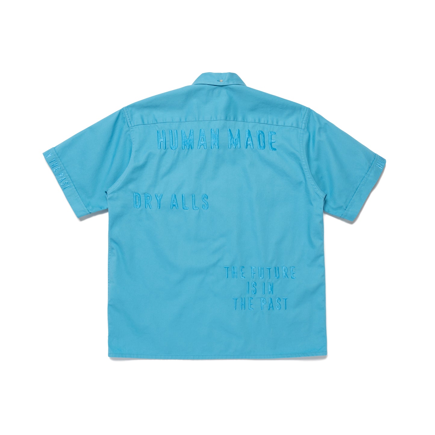 HUMAN MADE OPEN COLLAR BD SHIRT BL-B