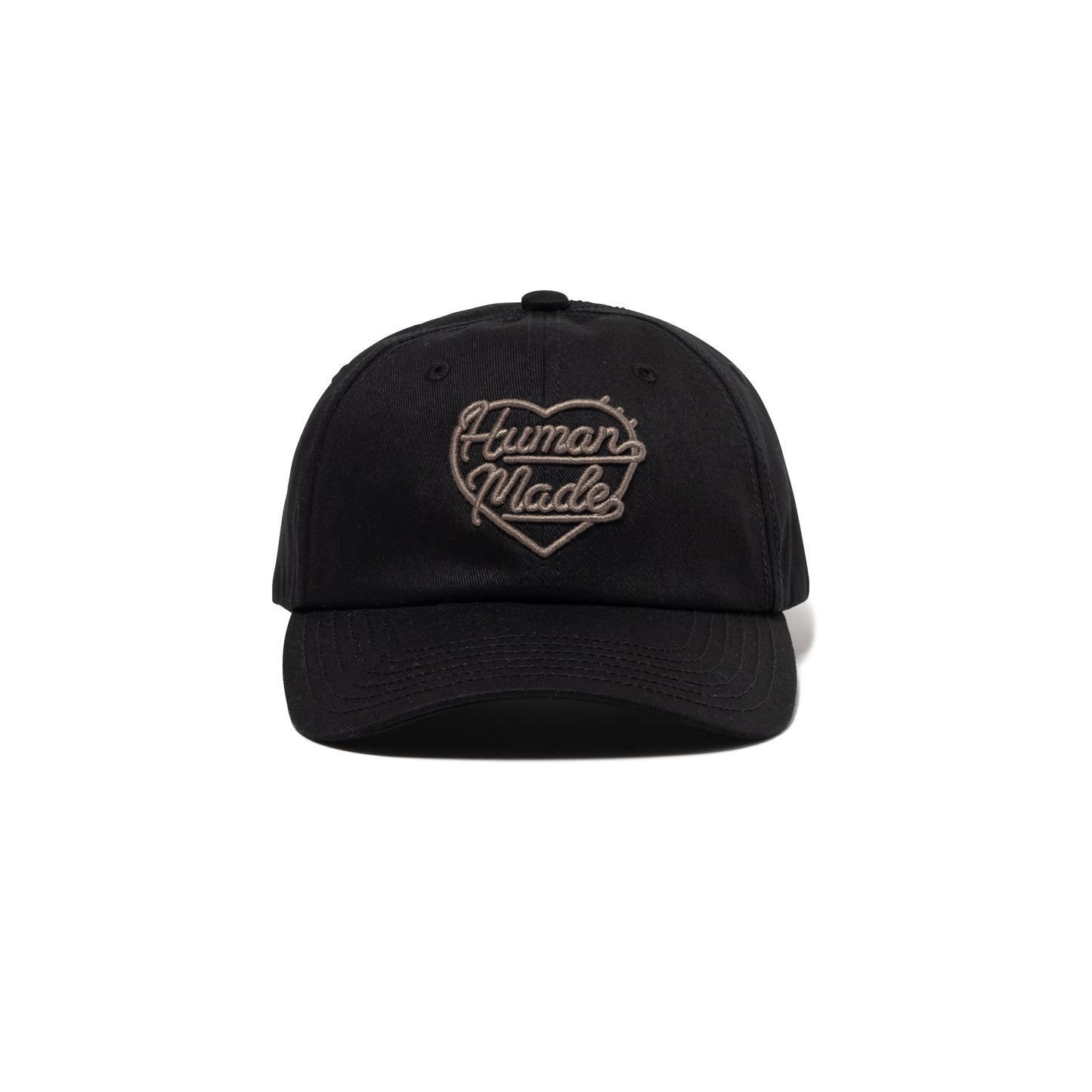 HUMAN MADE 6PANEL TWILL CAP BK-D