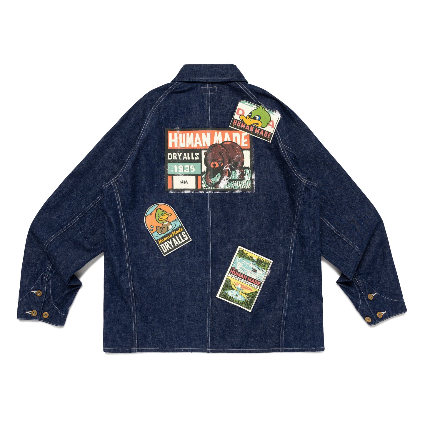 HUMAN MADE SOUVENIR COVERALL JACKET IN-B