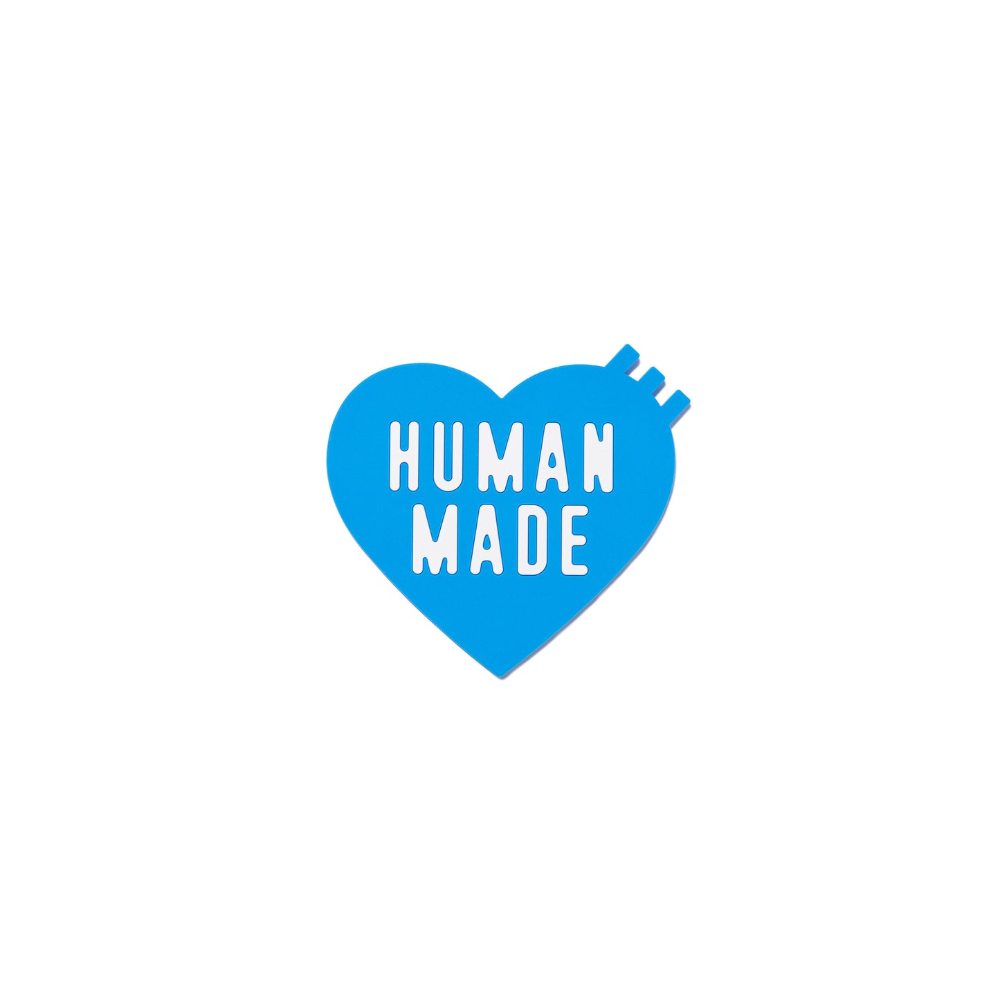 HUMAN MADE HEART RUBBER COASTER BL-A