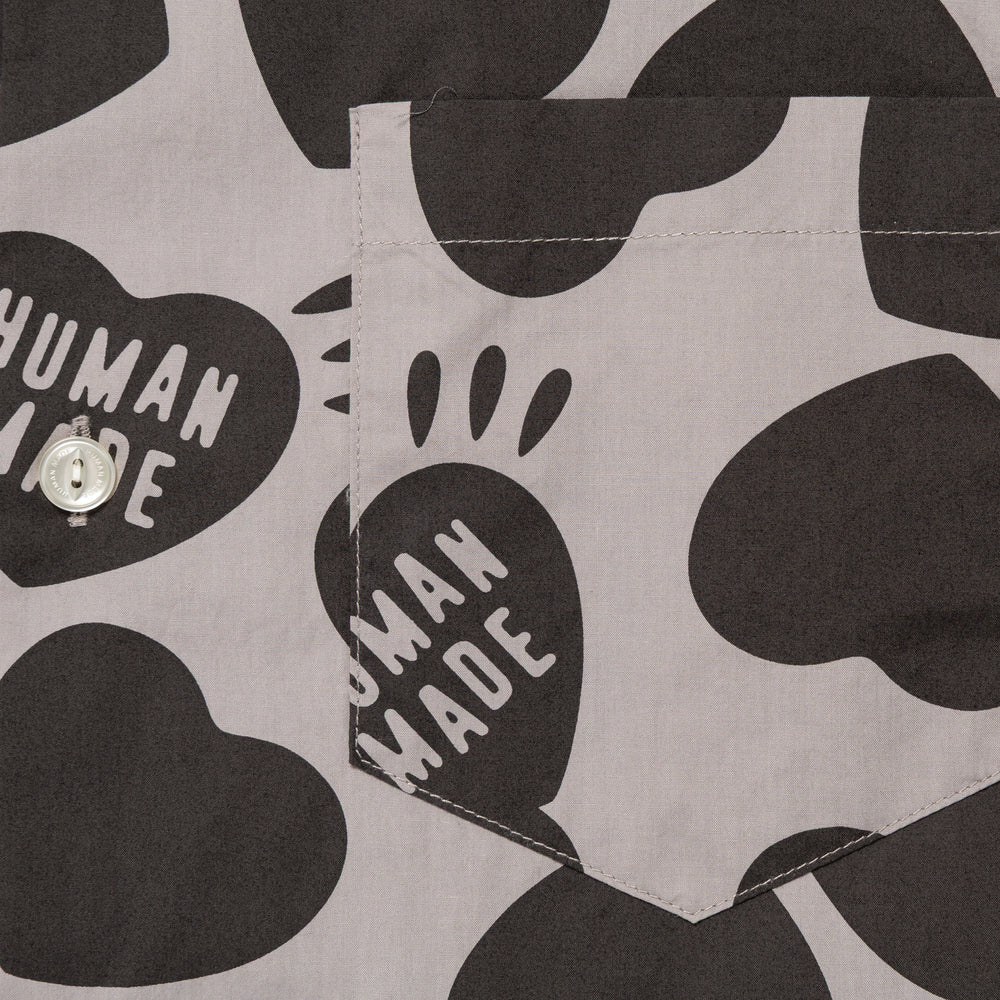 HUMAN MADE HEART ALOHA SHIRT GY-D