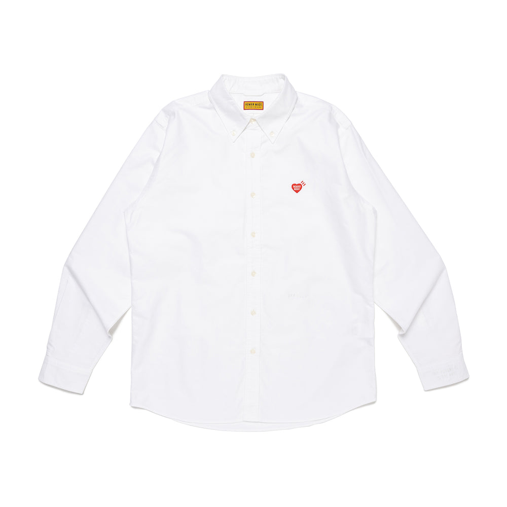 HUMAN MADE  OXFORD BD L/S SHIRT WH-A