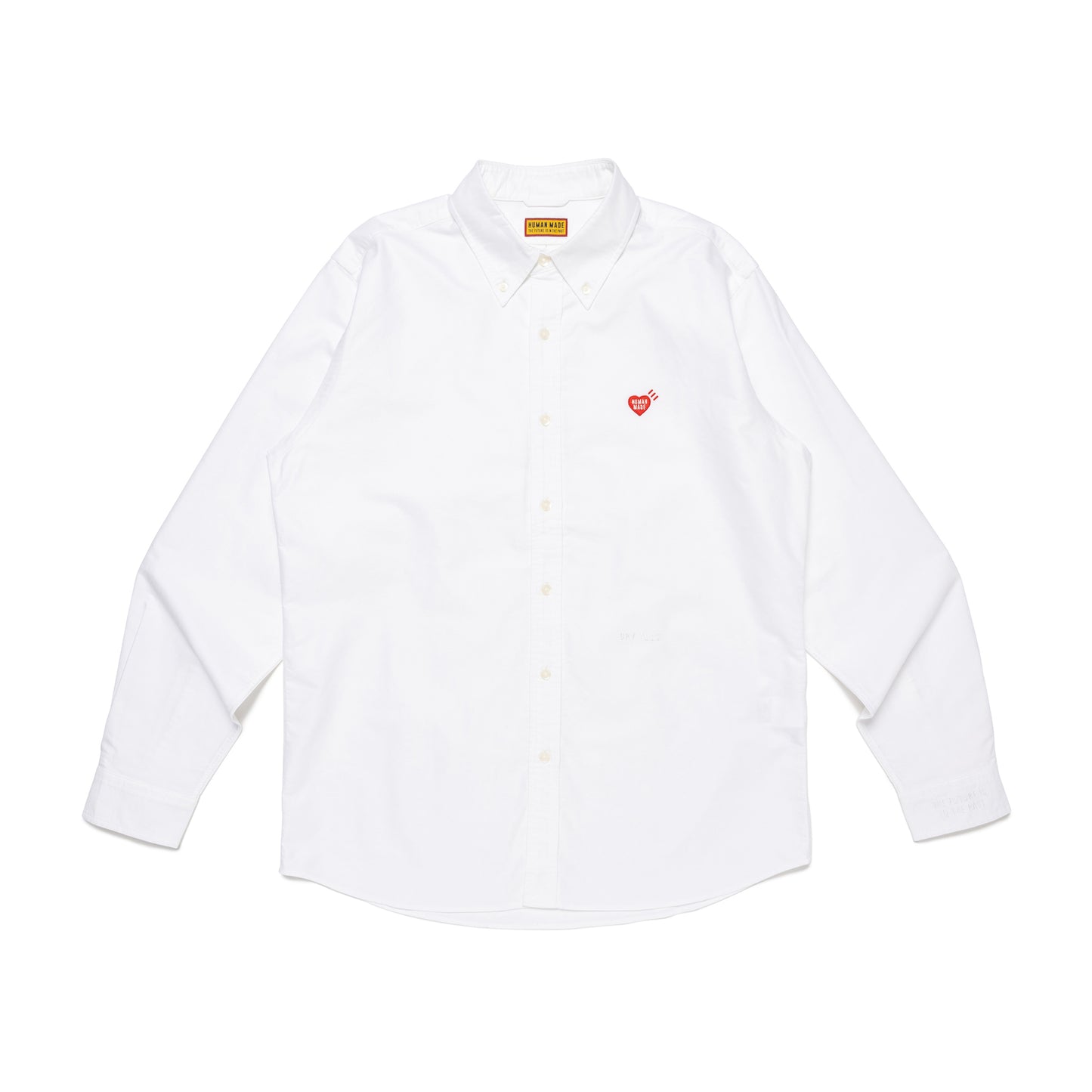 HUMAN MADE OXFORD BD L/S SHIRT WH-A
