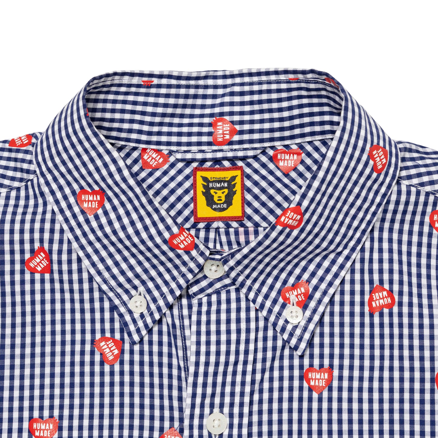 HUMAN MADE HEART GINGHAM CHECK SHIRT NY-C