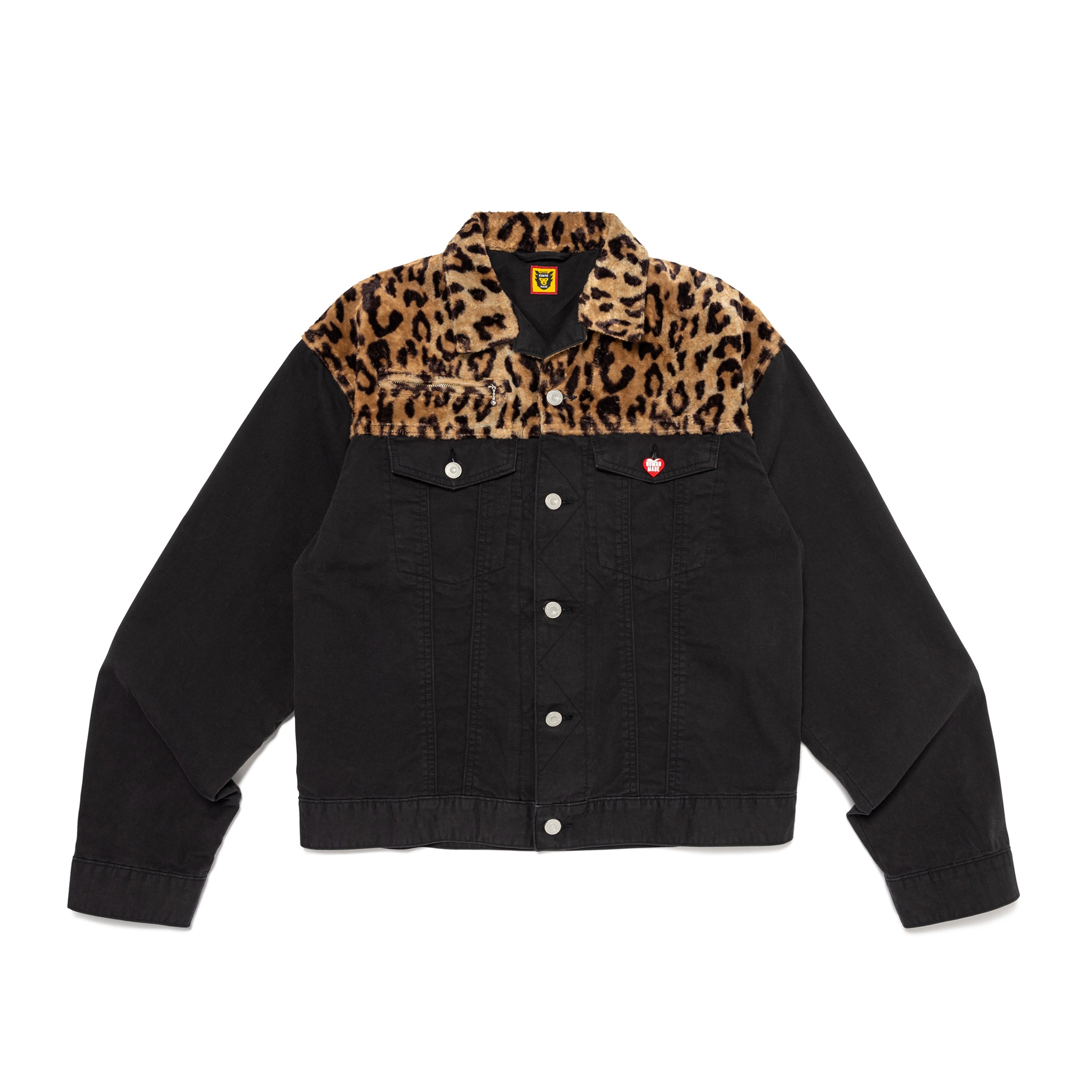 LEOPARD DENIM WORK JACKET – HUMAN MADE ONLINE STORE