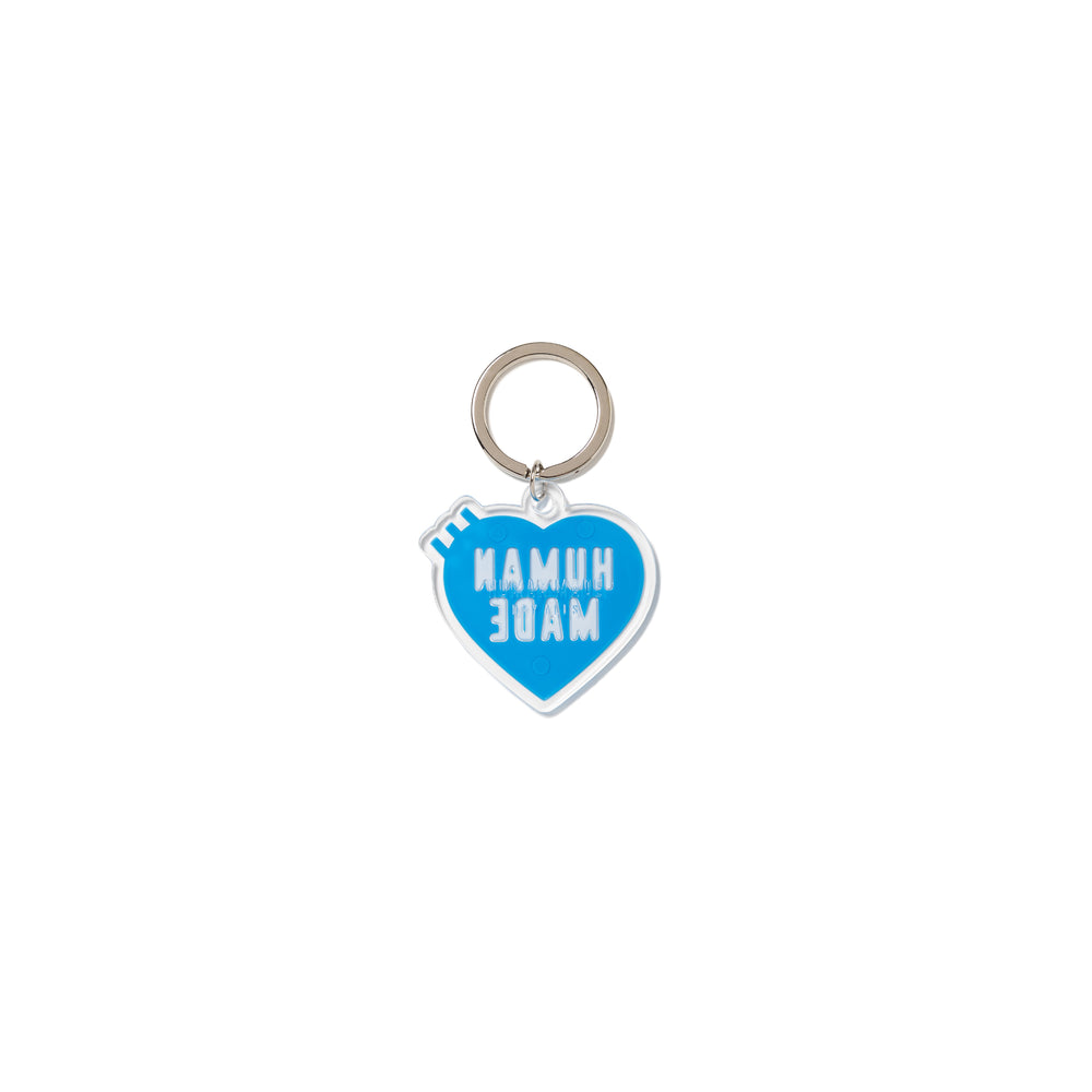 HUMAN MADE HEART KEYRING BL-C