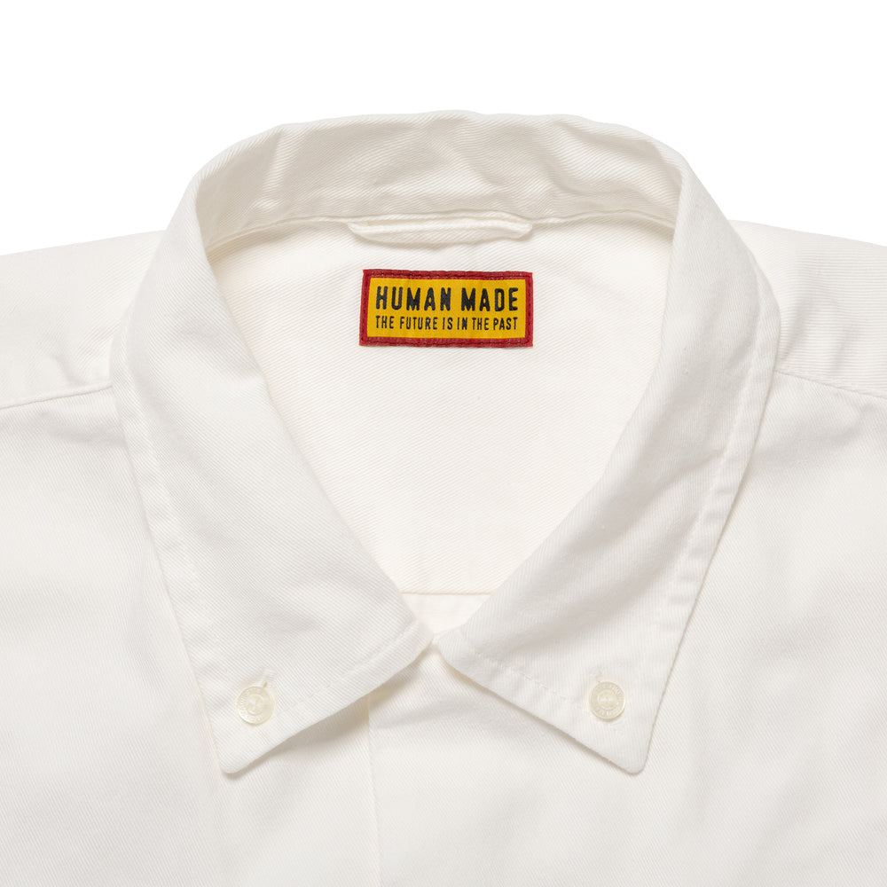 HUMAN MADE OPEN COLLAR BD SHIRT WH-C