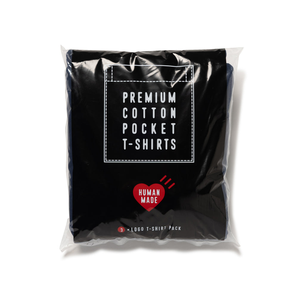 HUMAN MADE 3-PACK POCKET T-SHIRT SET NY-A