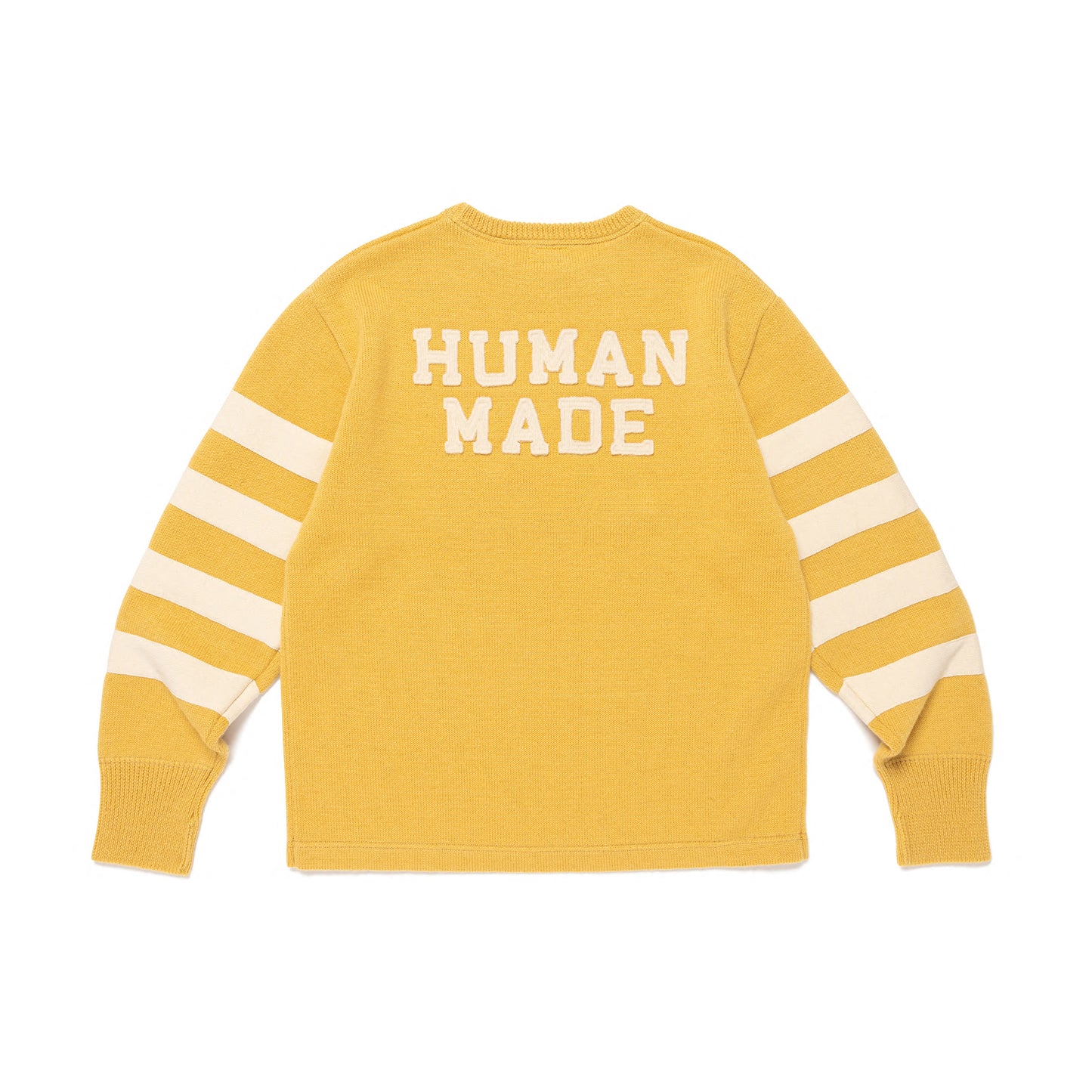 HUMAN MADE SPORTS KNIT SWEATER YE-B