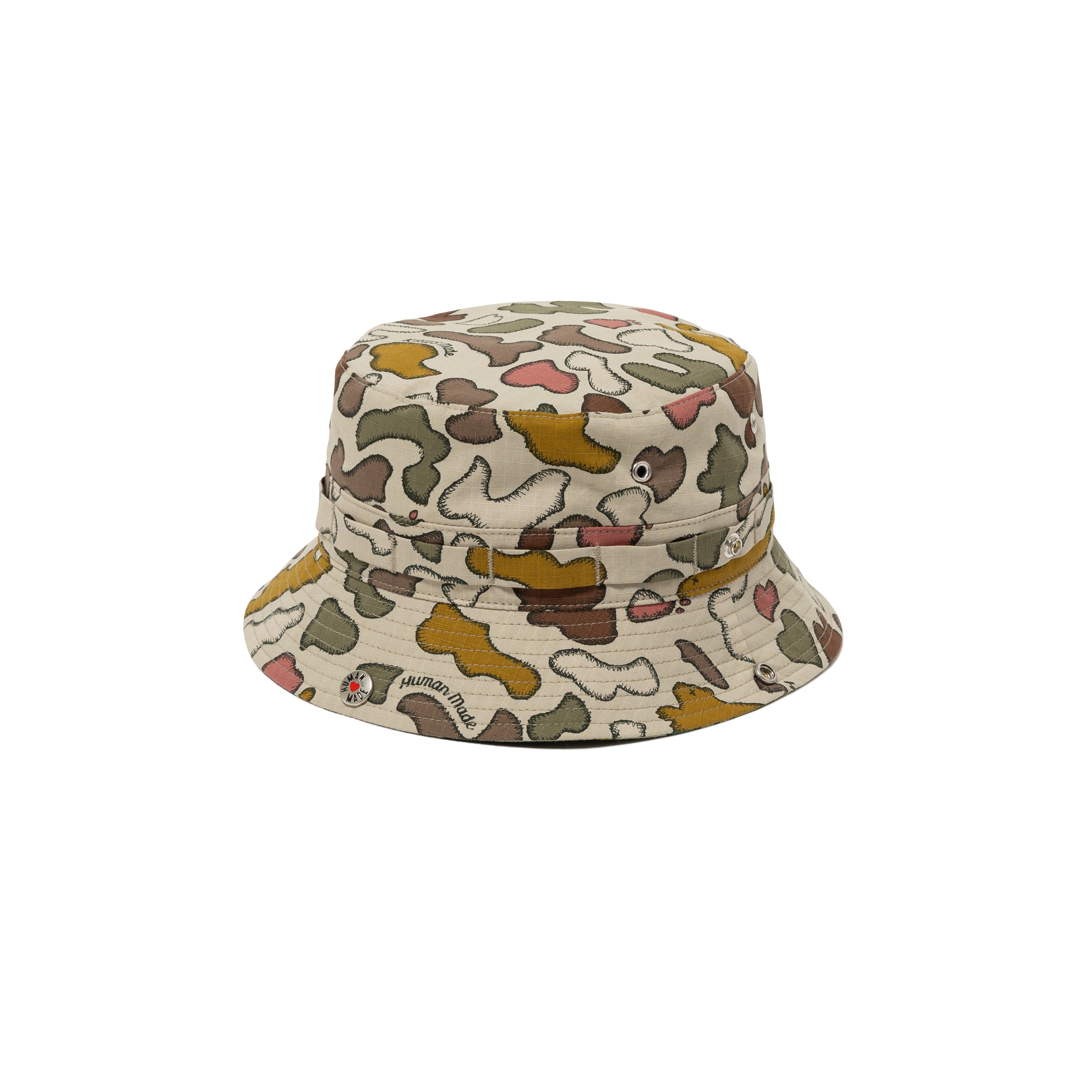 KAWS MADE CAMO BUCKET HAT – HUMAN MADE ONLINE STORE