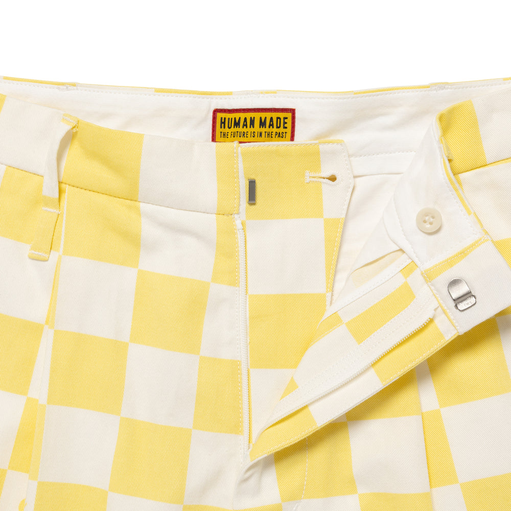 HUMAN MADE PLAID SHORTS YE-C