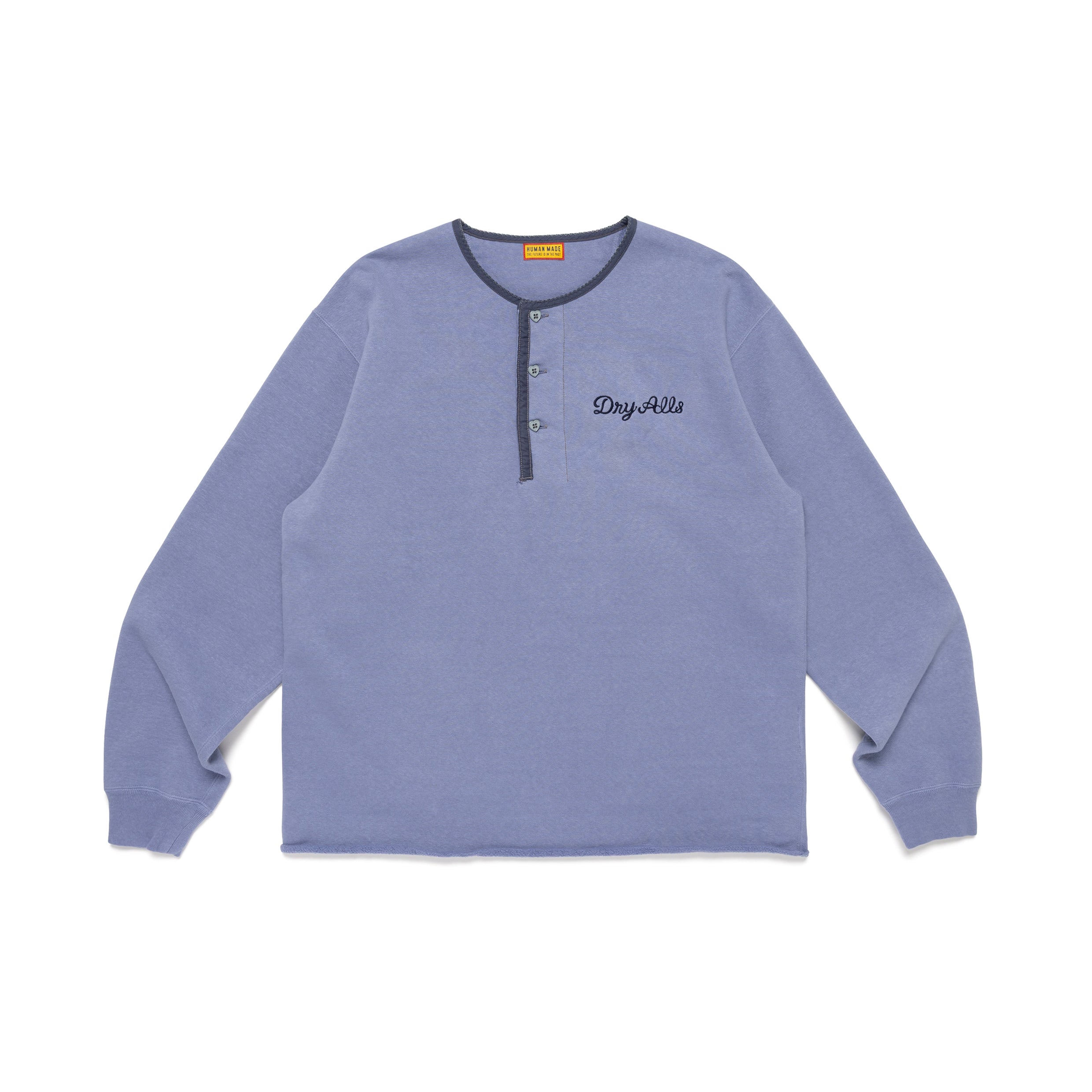 HUMAN MADE HENLEY NECK SWEATSHIRT – HUMAN MADE Inc.