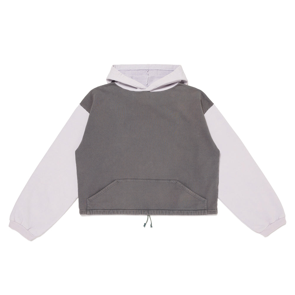 BOXY HOODED SWEATSHIRT GY-A