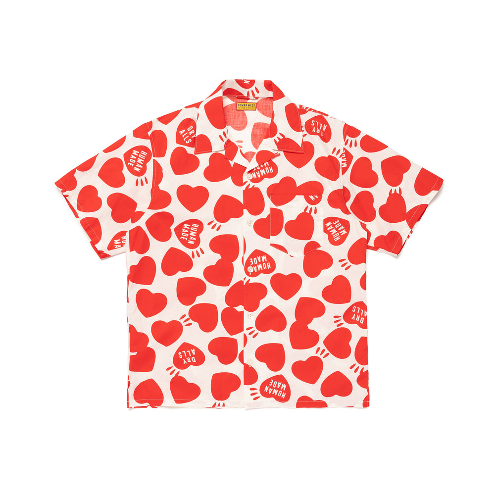 HUMAN MADE HEART ALOHA SHIRT WH-A