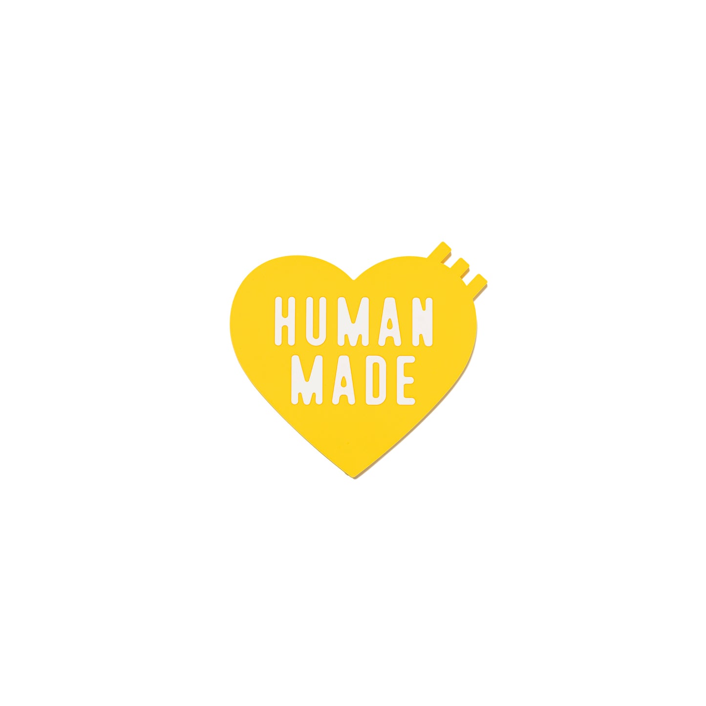 HUMAN MADE HEART RUBBER COASTER YE-A