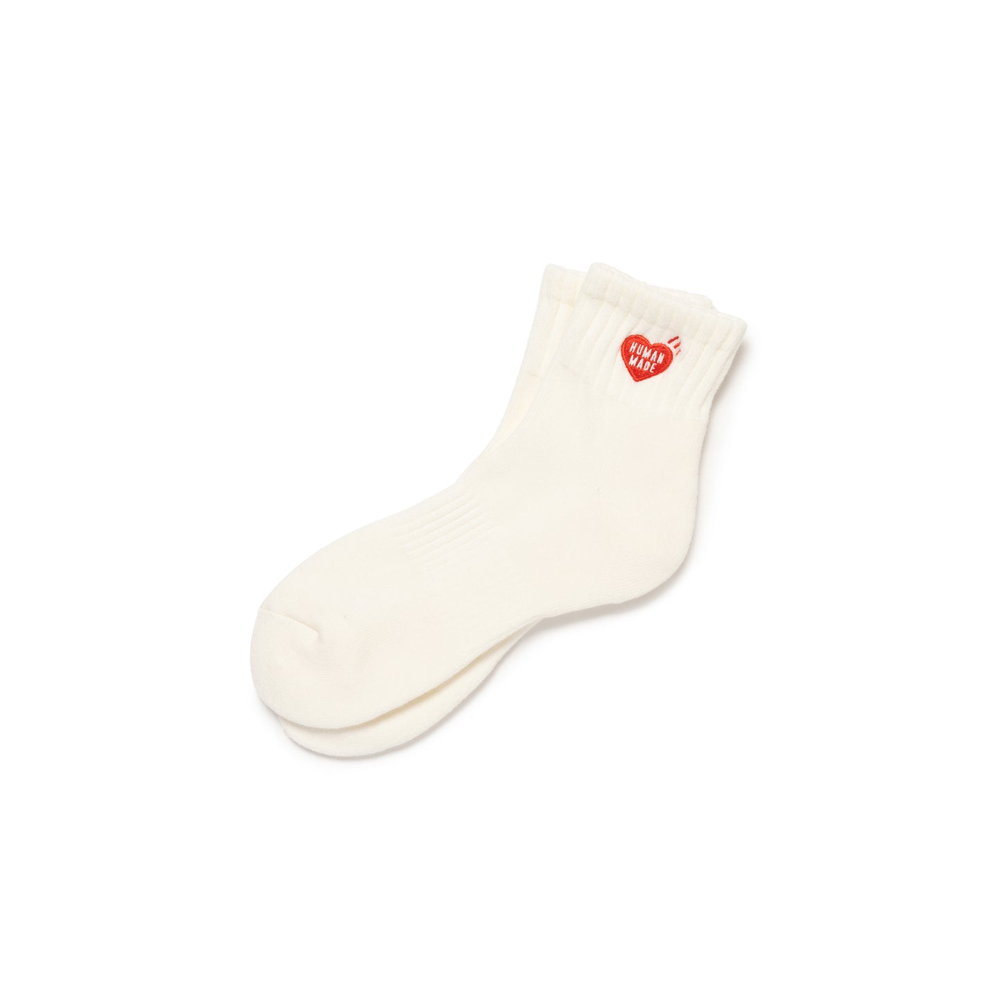 HUMAN MADE PILE SHORT SOCKS WH-B