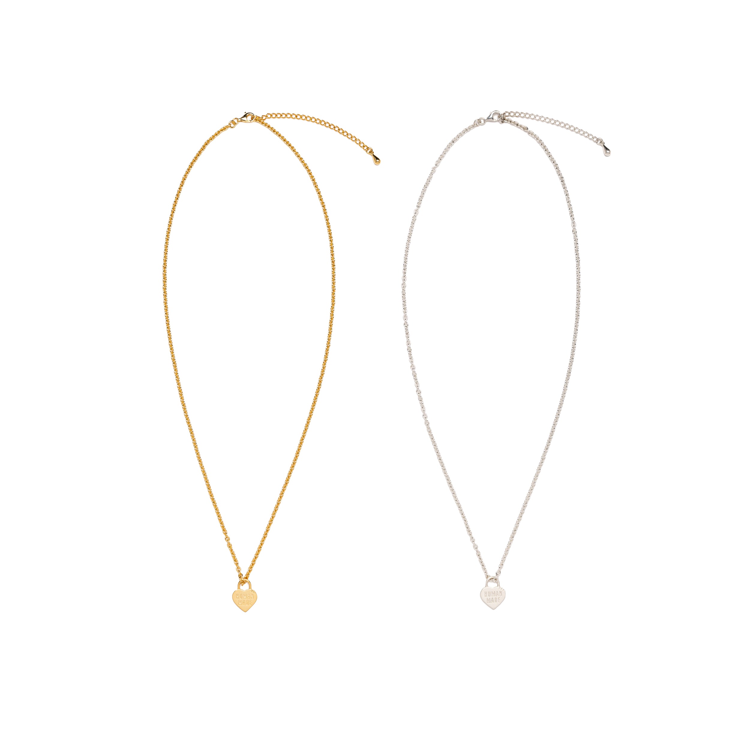 HUMAN MADE HEART SILVER NECKLACE – HUMAN MADE Inc.