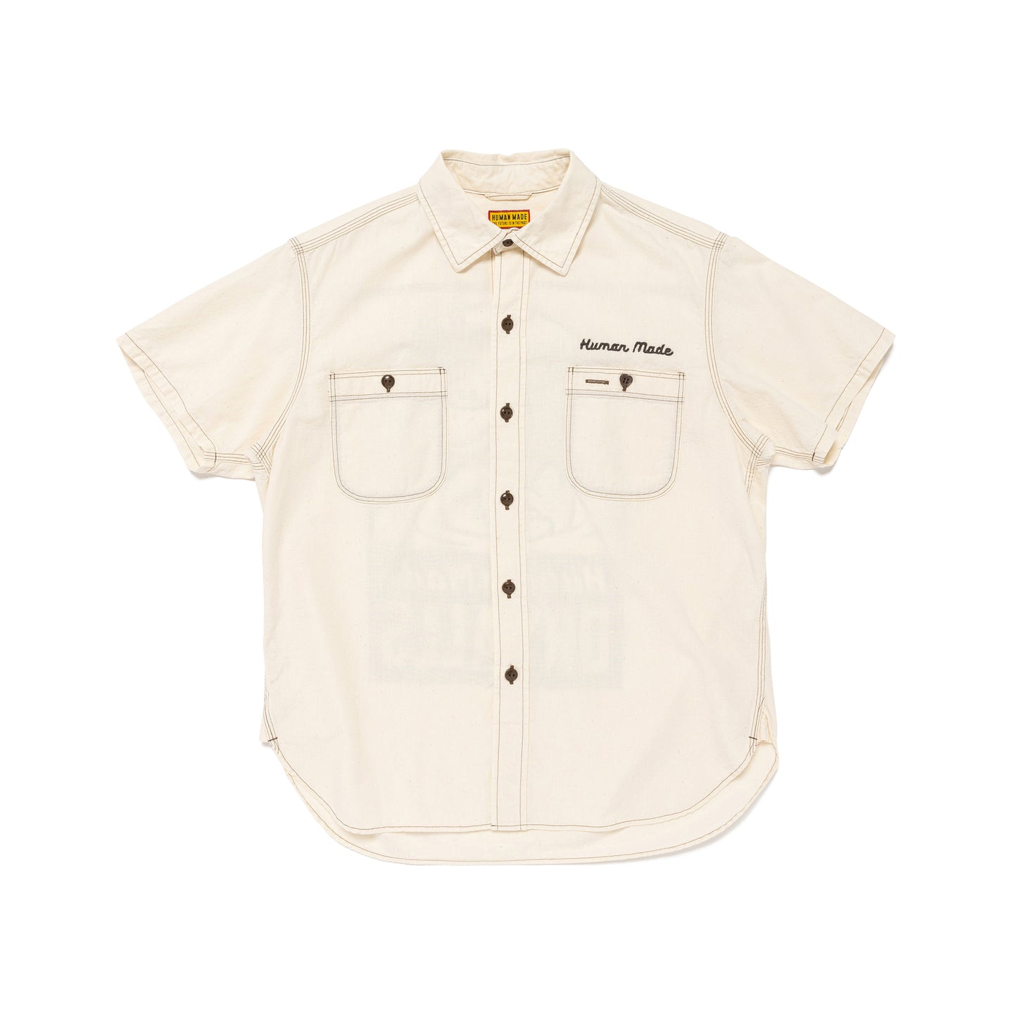 HUMAN MADE CHAMBRAY S_S SHIRT BG-A