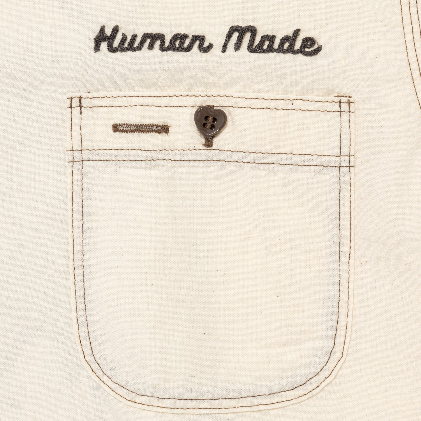 HUMAN MADE CHAMBRAY S_S SHIRT BG-C