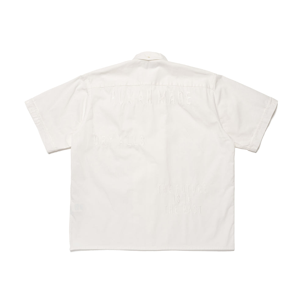 HUMAN MADE OPEN COLLAR BD SHIRT WH-B