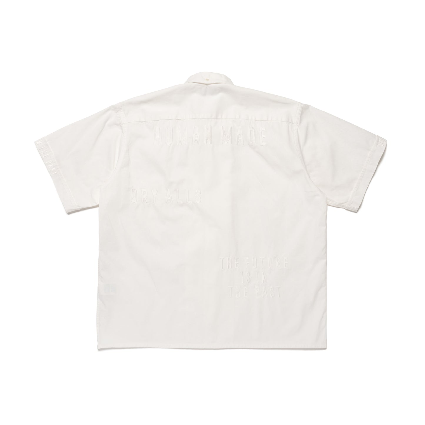 HUMAN MADE OPEN COLLAR BD SHIRT WH-B