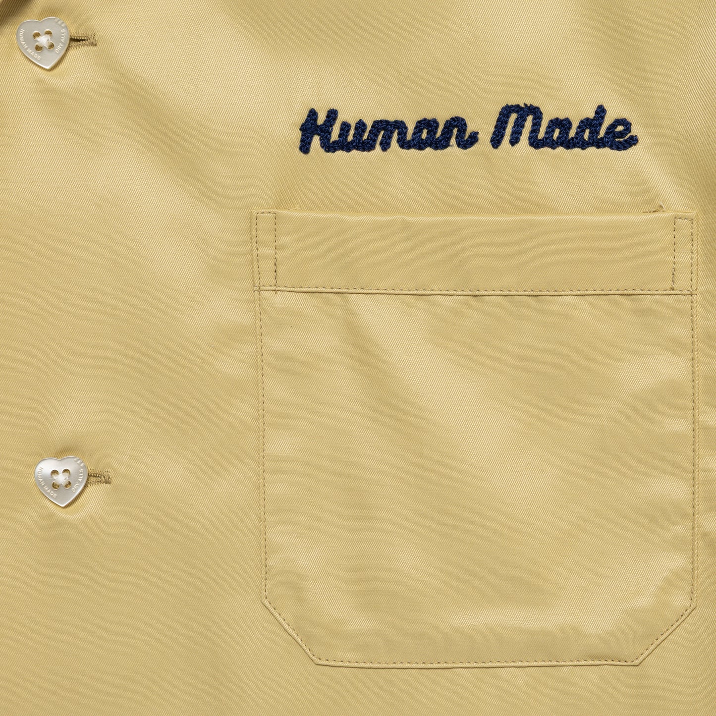 HUMAN MADE BOWLING S_S SHIRT YE-D