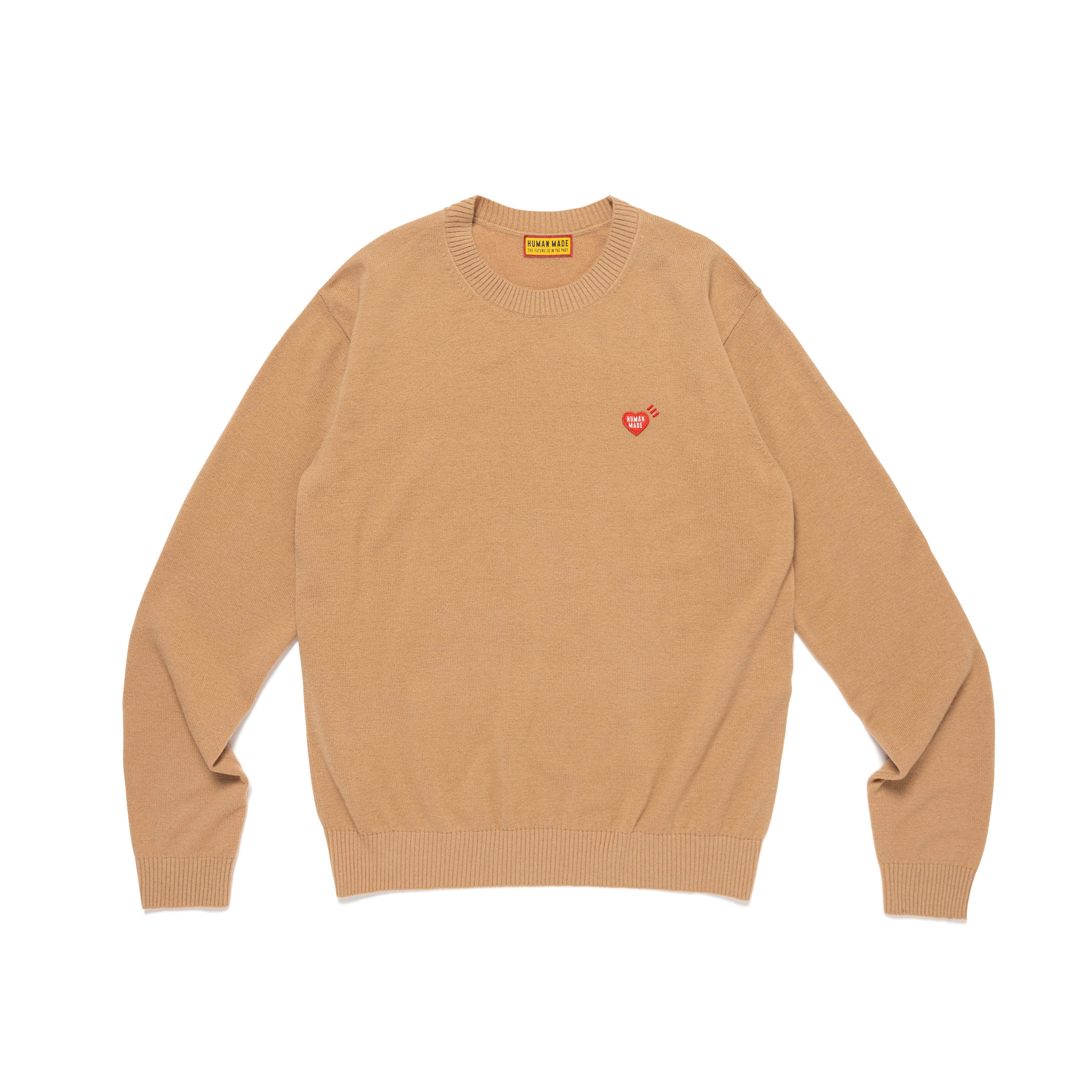 HUMAN MADE HEART BADGE KNIT SWEATER – HUMAN MADE Inc.